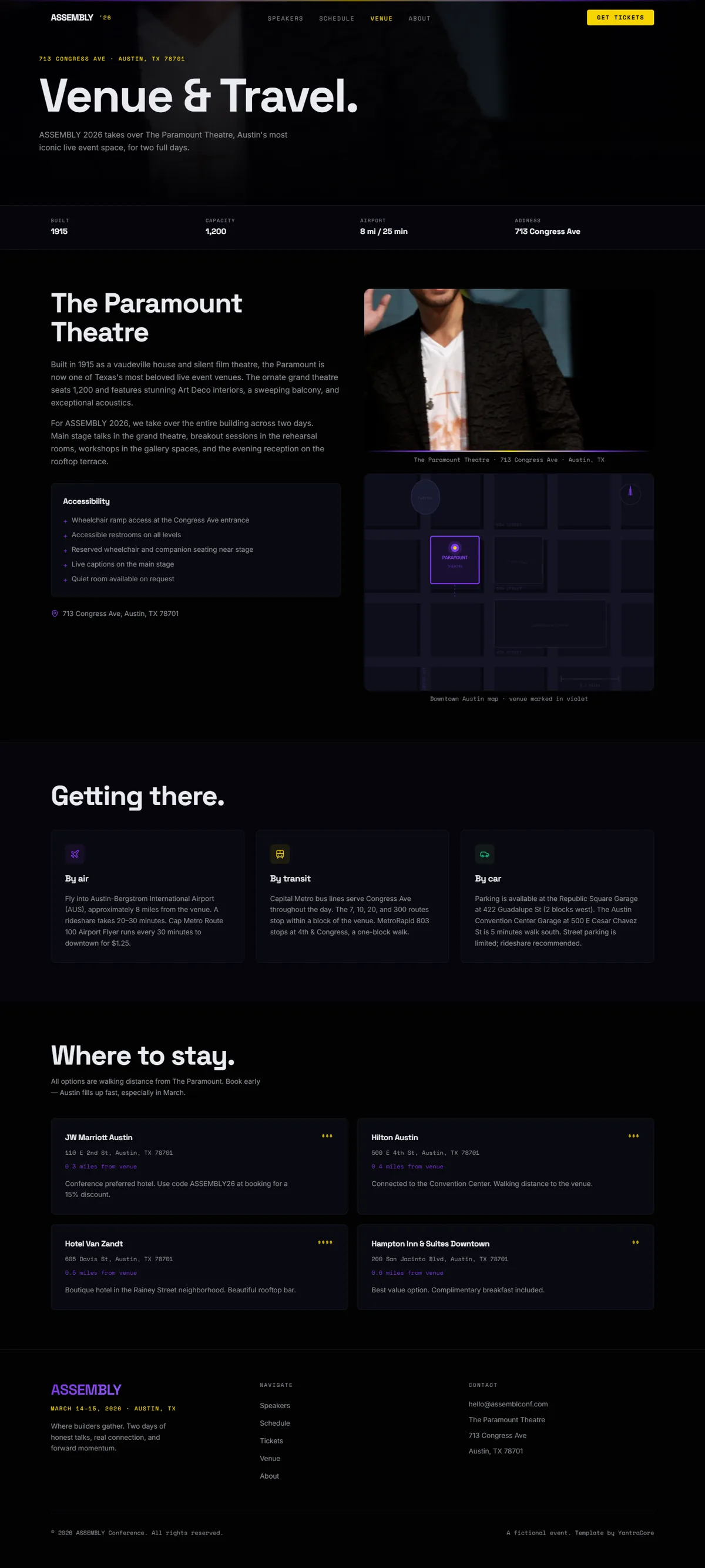 ASSEMBLY — Conference & Event screenshot 6