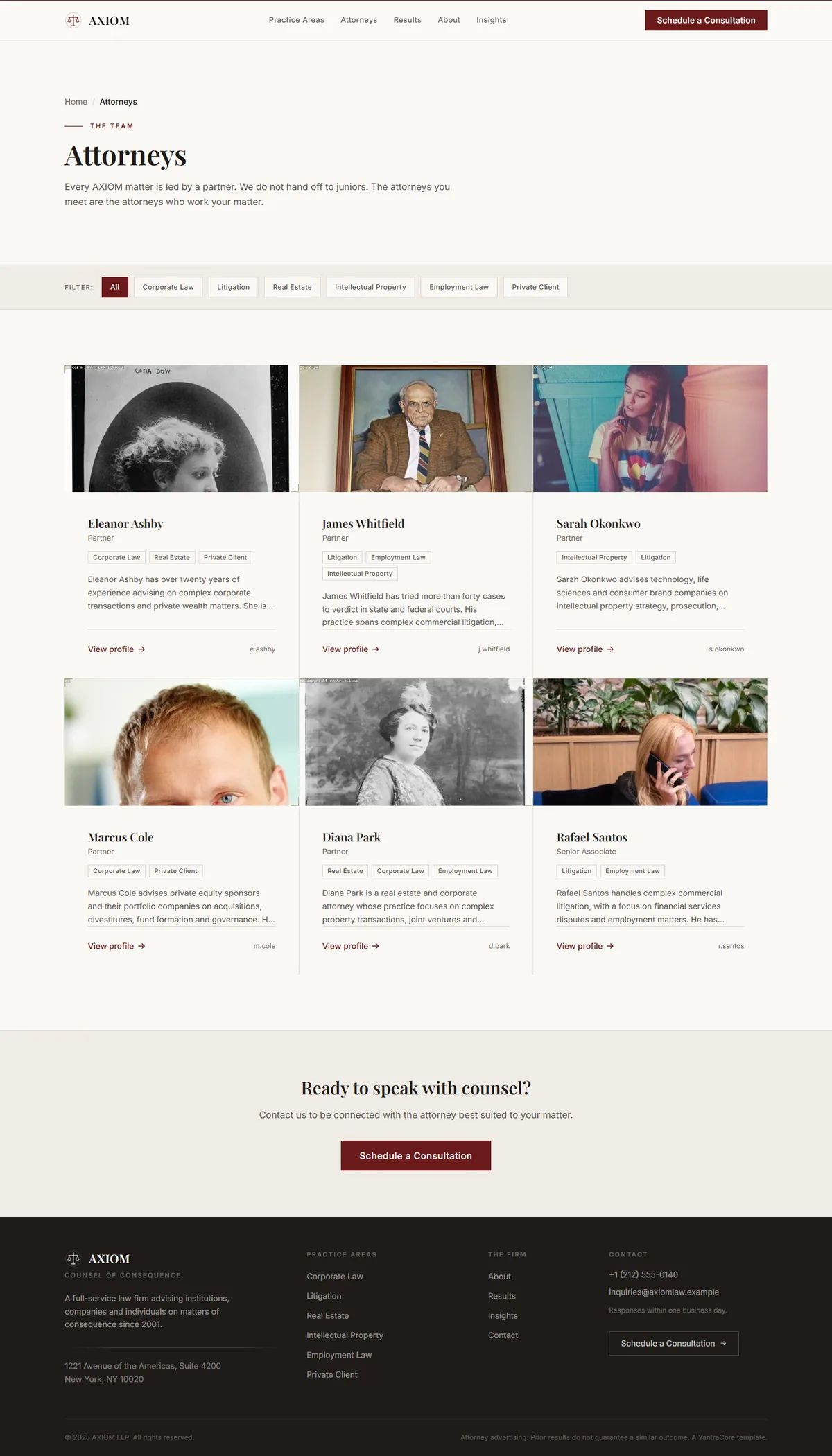 AXIOM — Law Firm screenshot 3