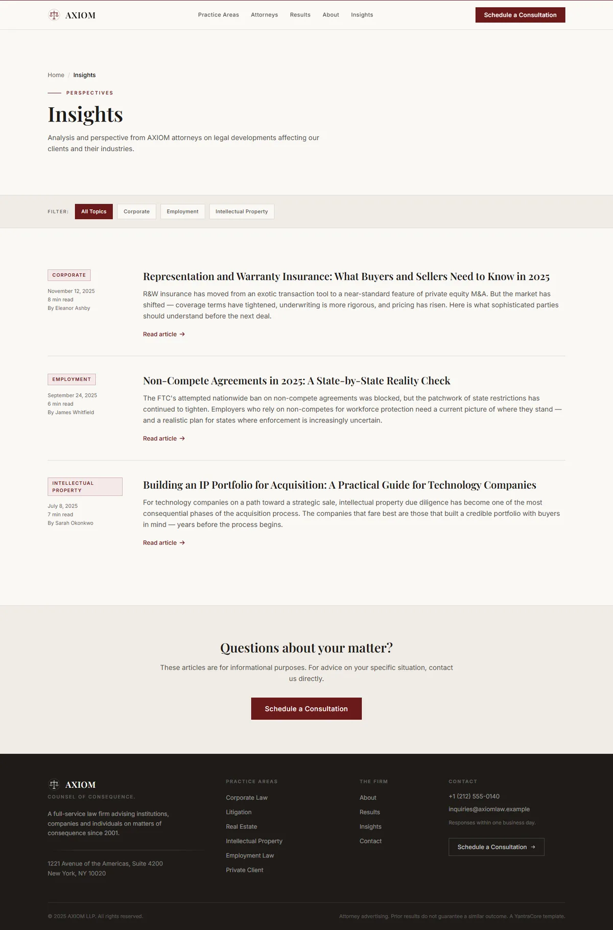 AXIOM — Law Firm screenshot 4