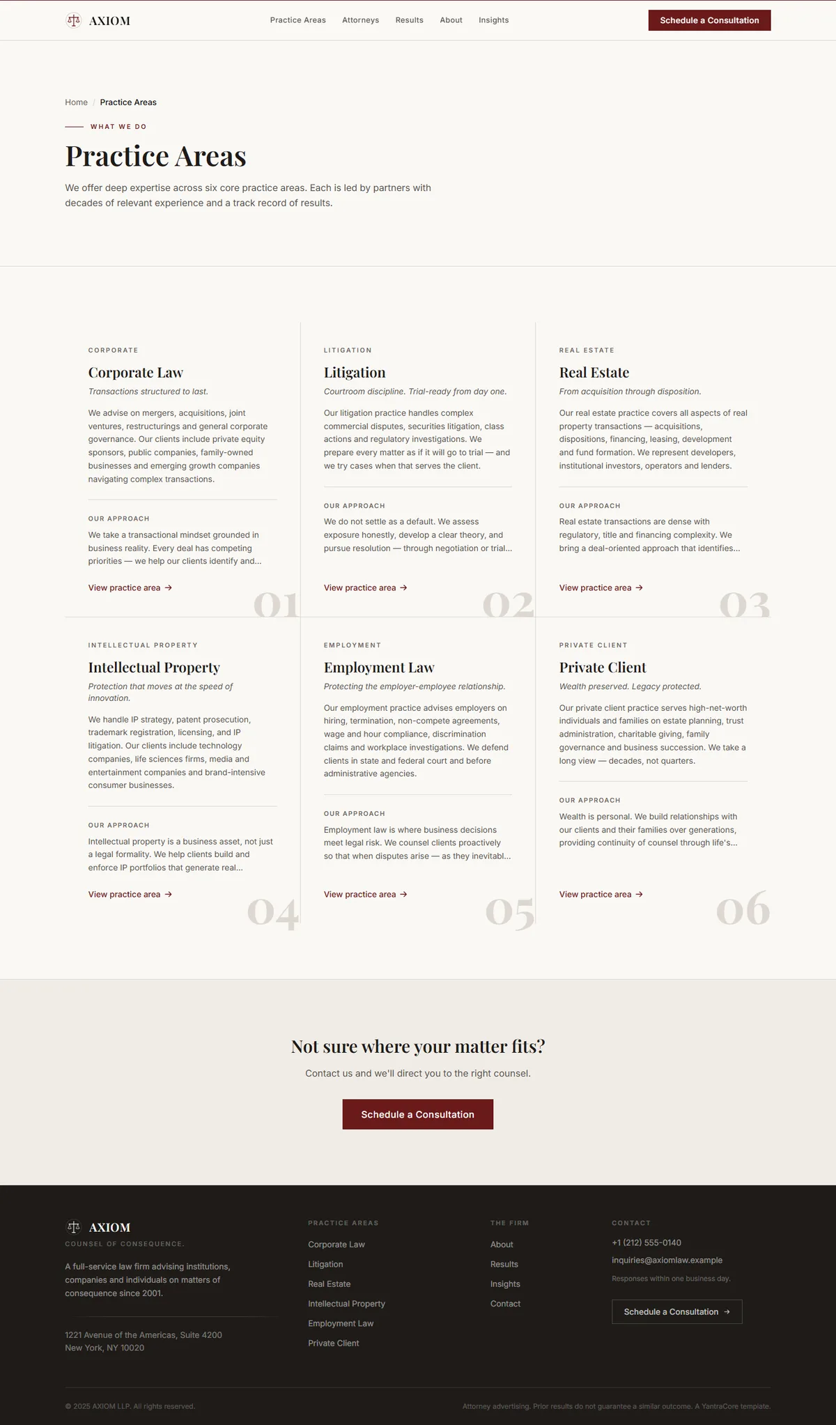 AXIOM — Law Firm screenshot 5