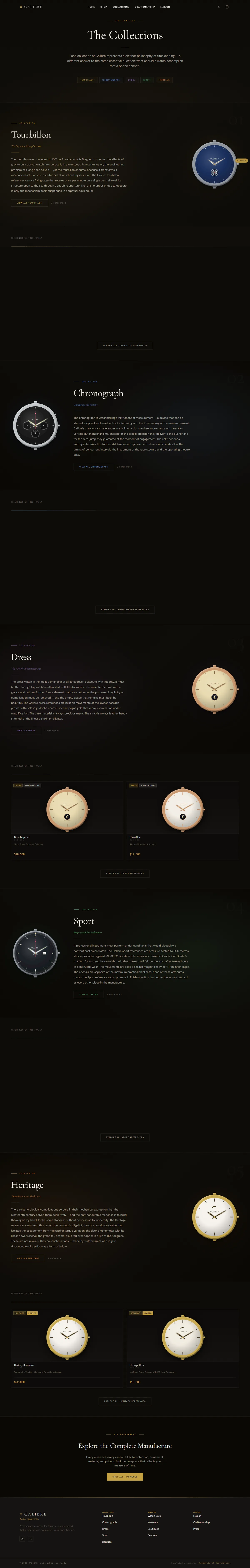 CALIBRE — Fine Watches screenshot 2