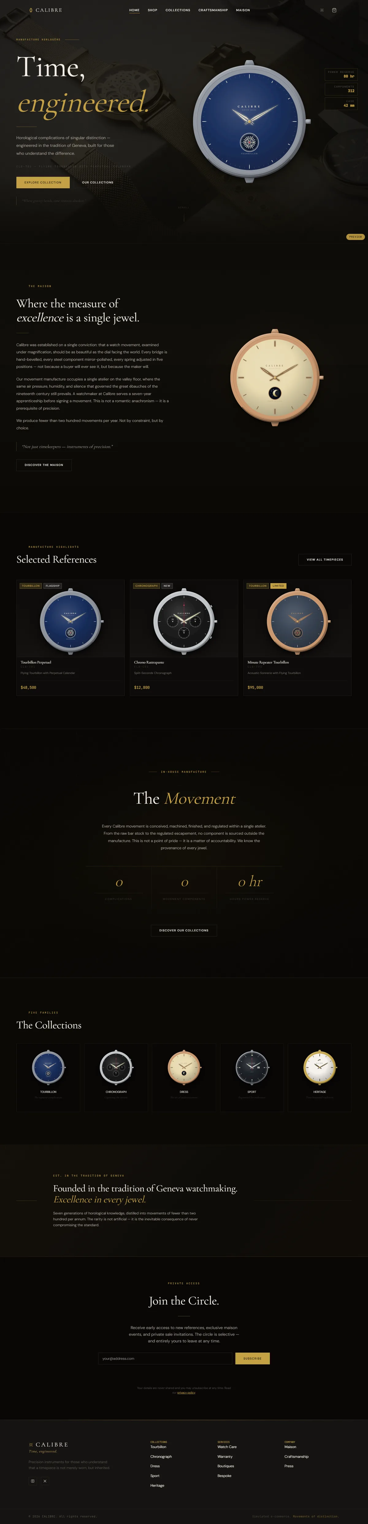 CALIBRE — Fine Watches screenshot 1