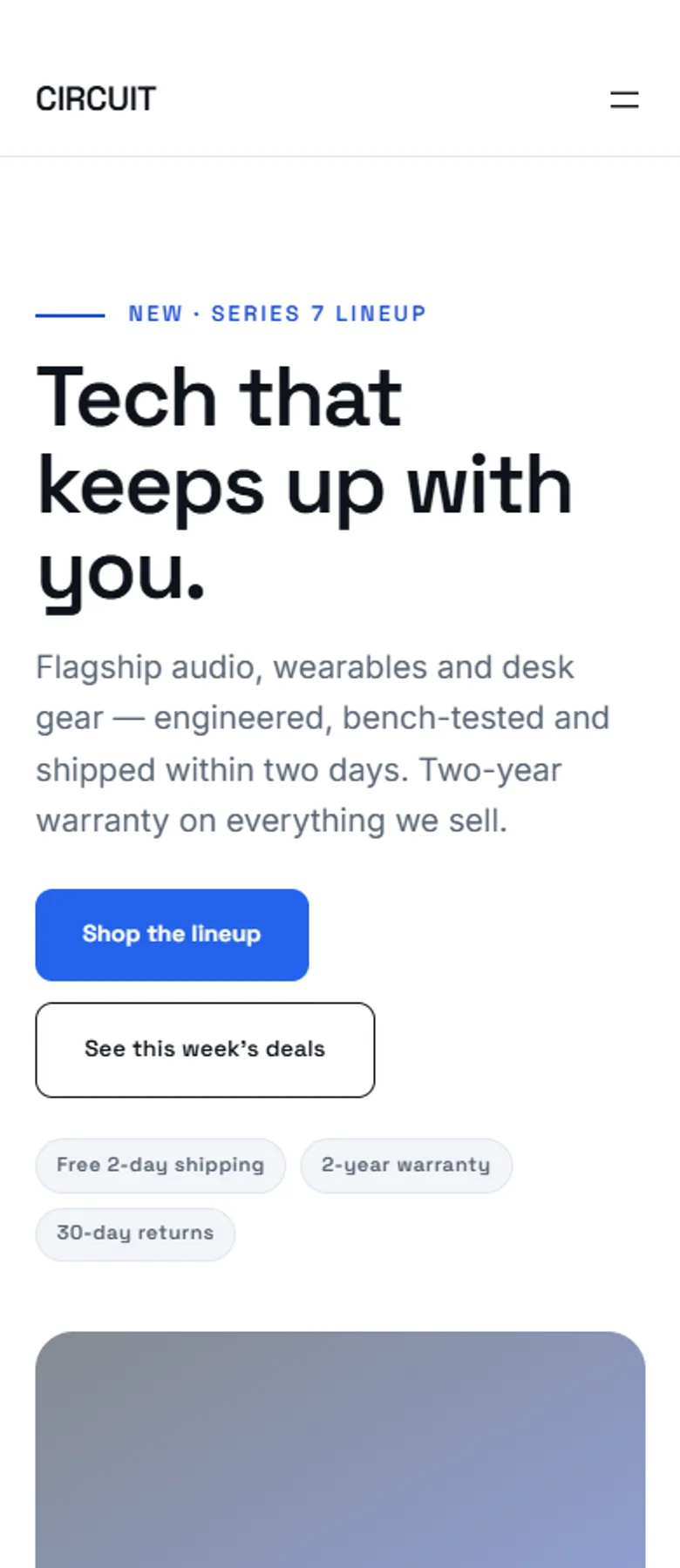 CIRCUIT — WooCommerce Electronics Theme screenshot 7