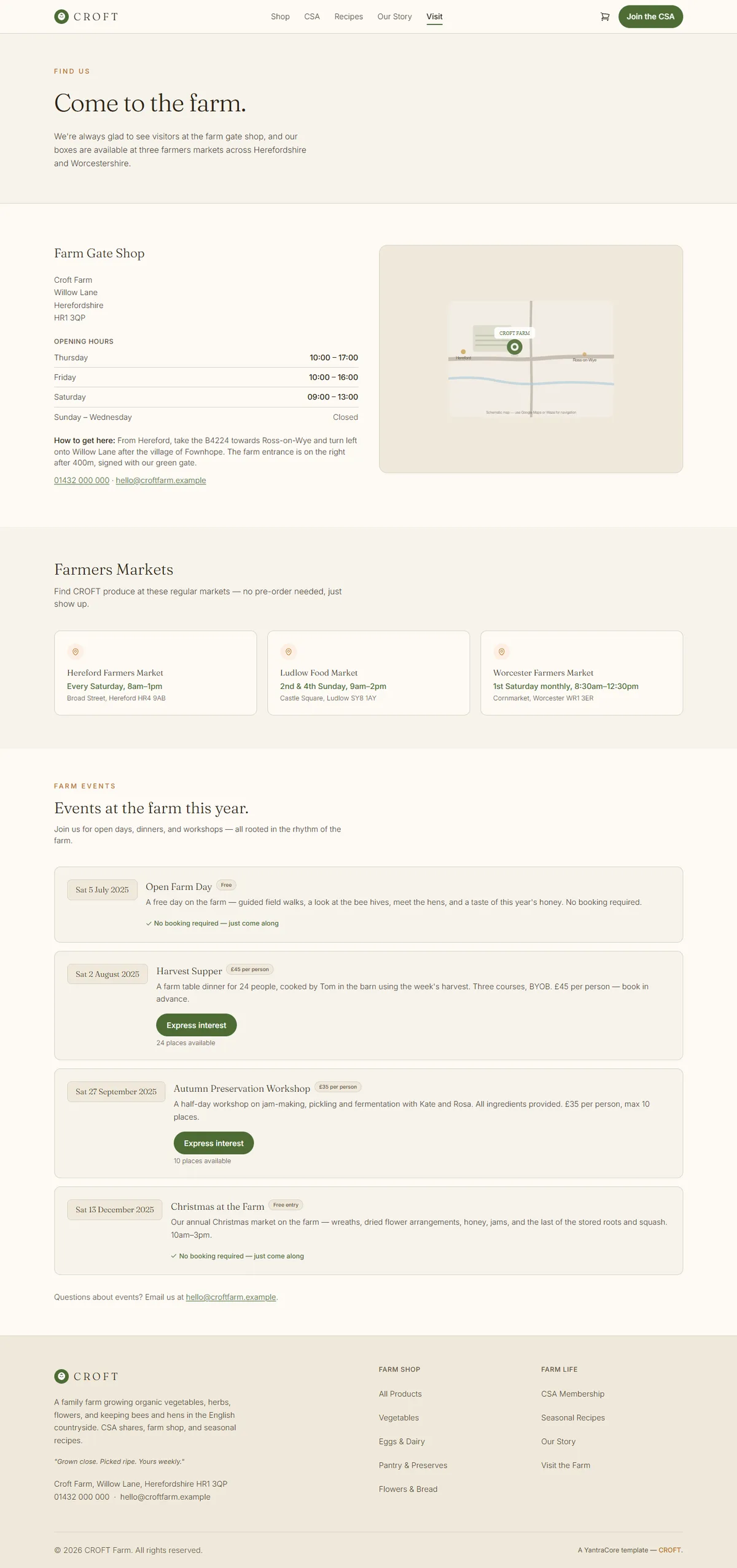 CROFT — Farm-to-Table & CSA Shop screenshot 5