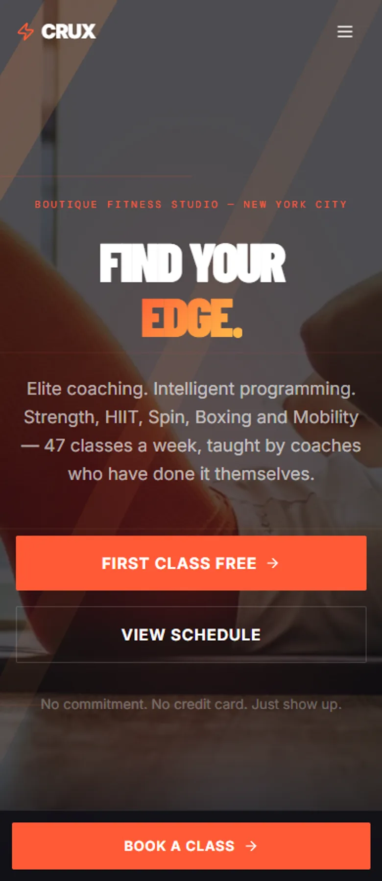 CRUX — Boutique Fitness Studio screenshot 7