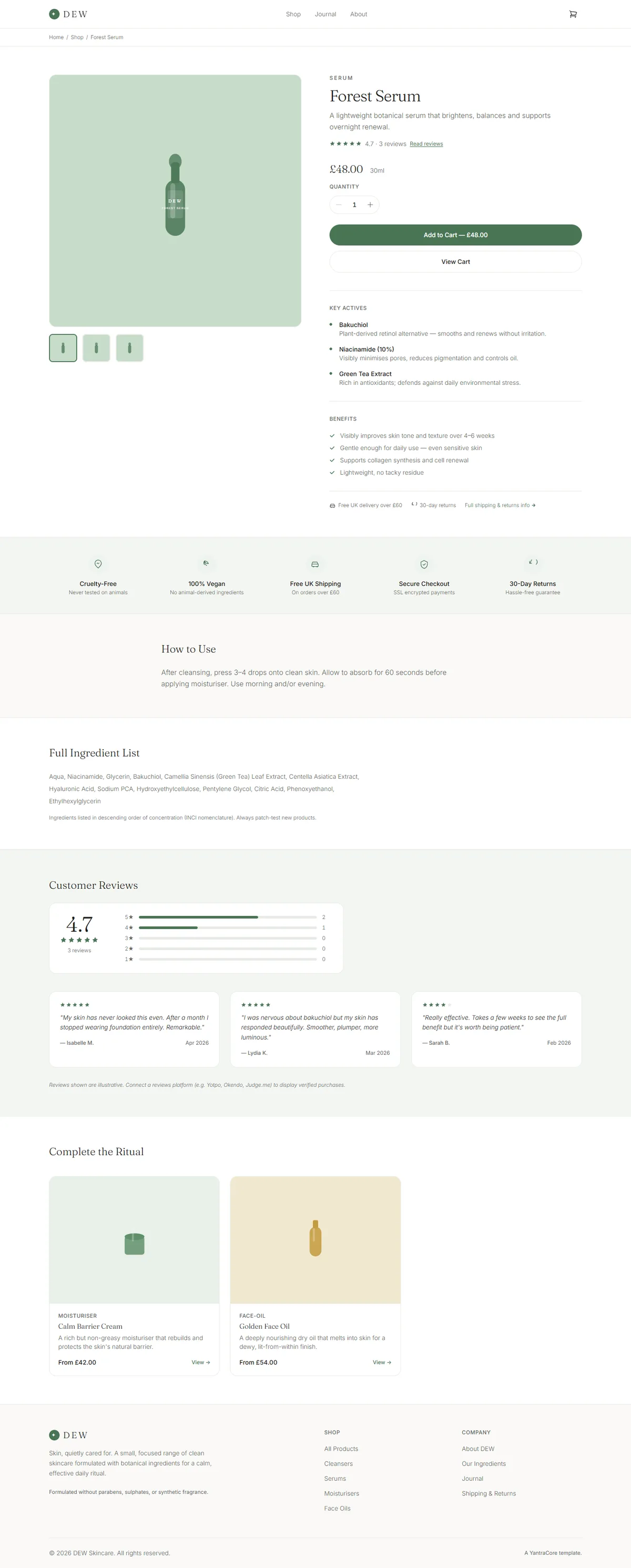 DEW — Skincare Storefront screenshot 3