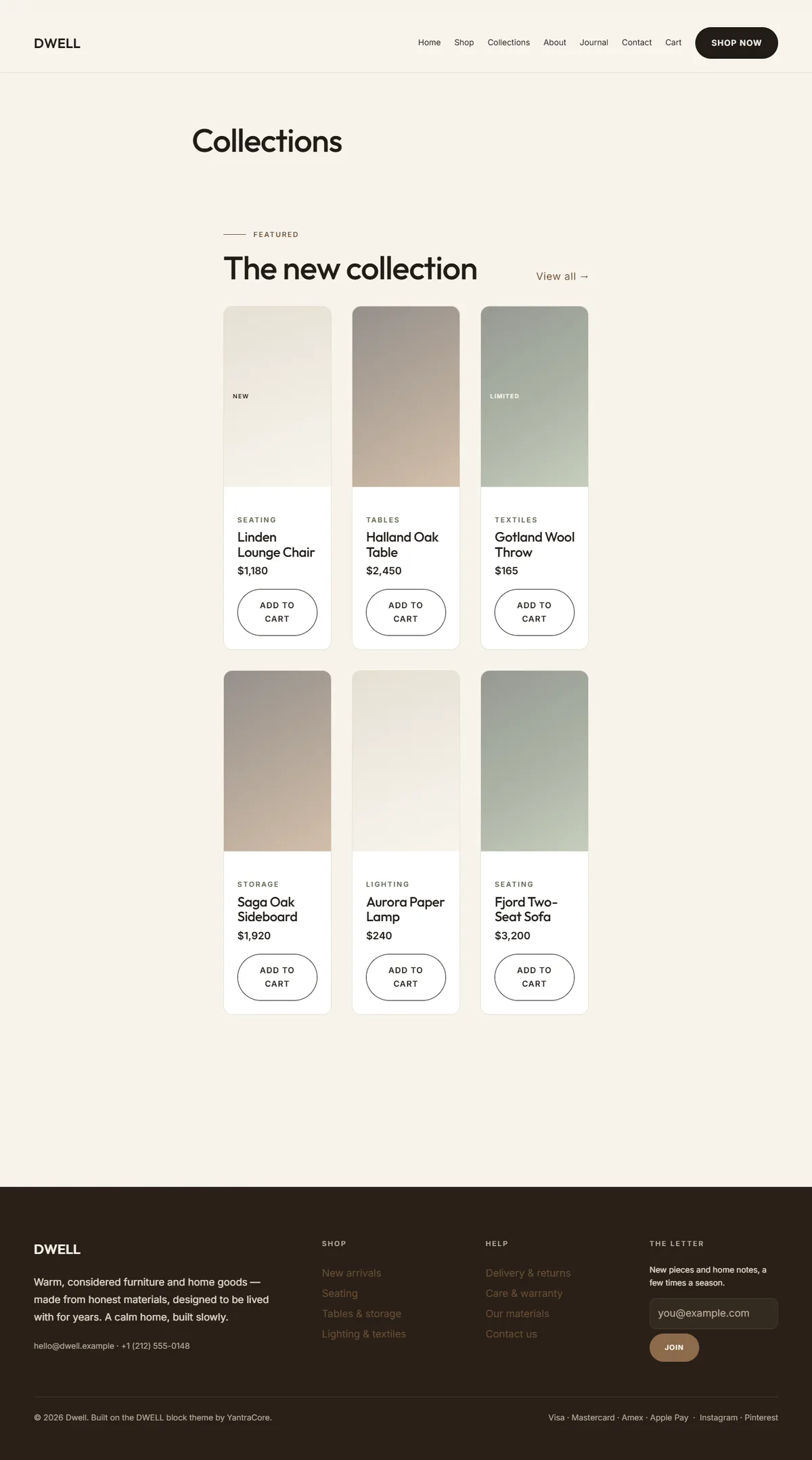 DWELL — WooCommerce Furniture & Home-Goods Theme screenshot 3
