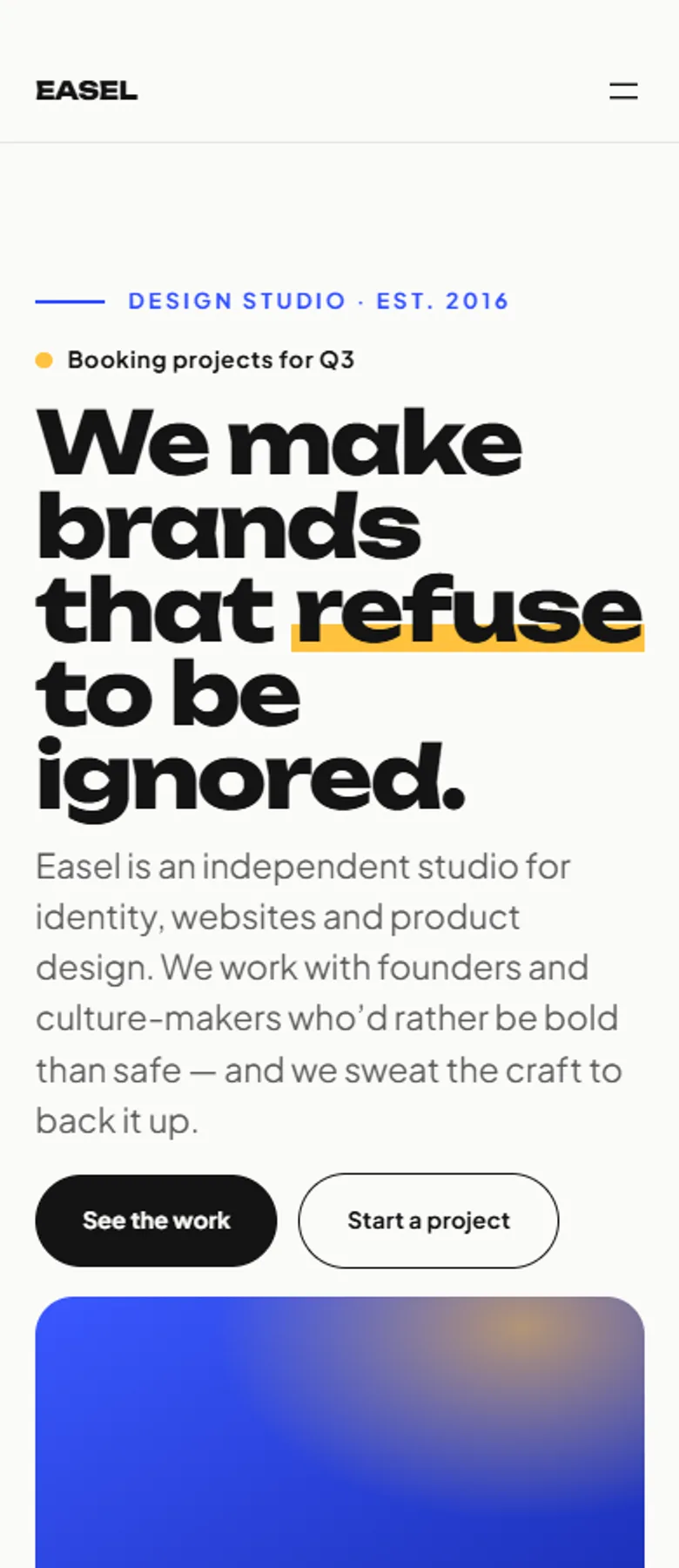 EASEL — WordPress Portfolio Theme screenshot 7