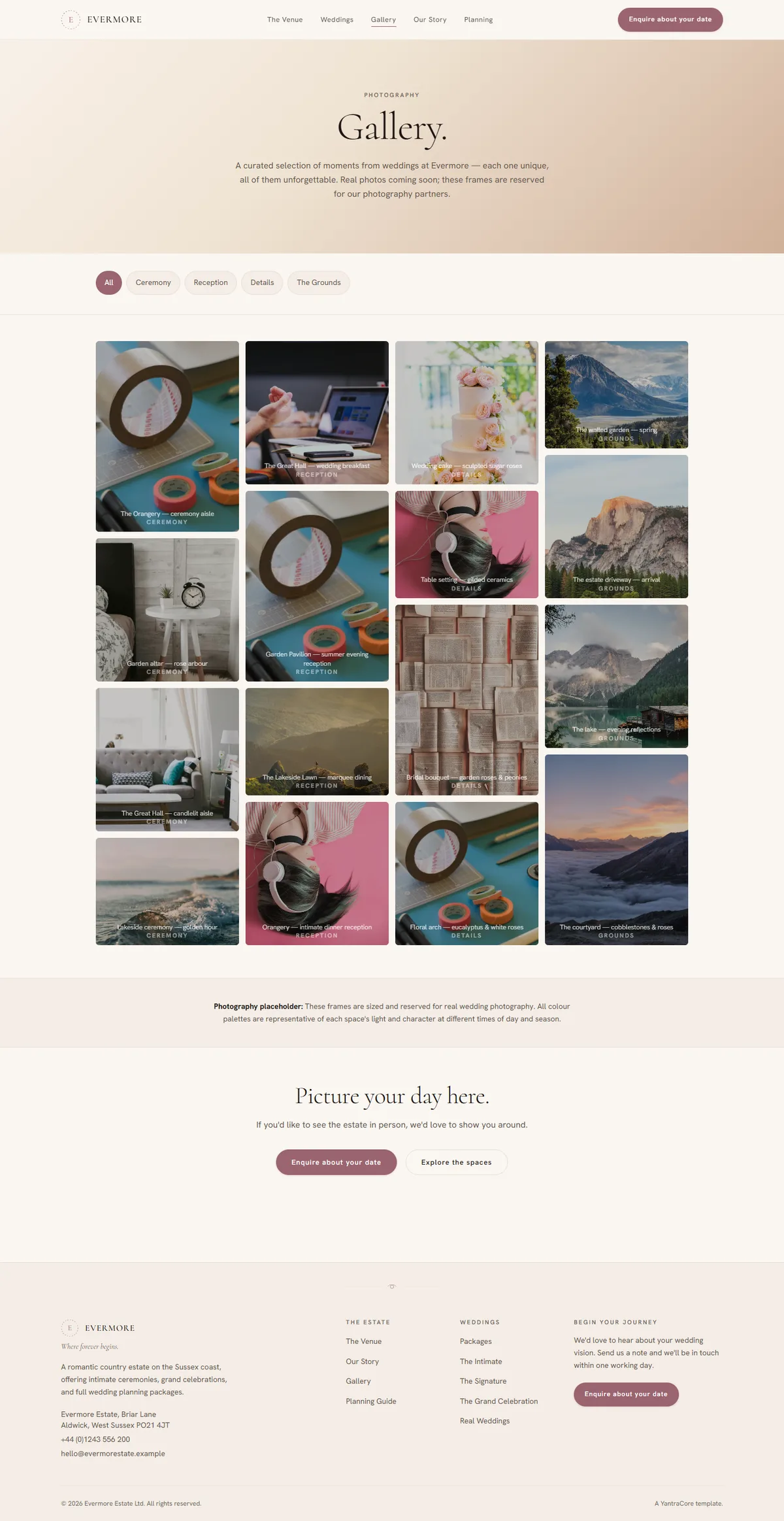 EVERMORE — Wedding Venue & Planner screenshot 4