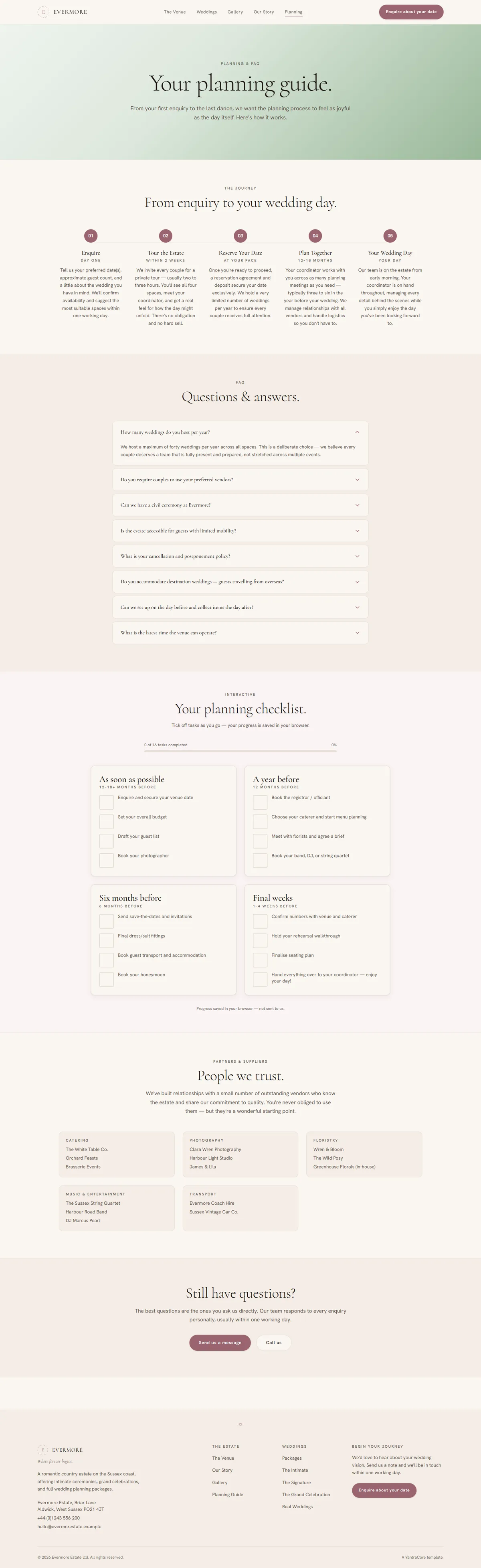 EVERMORE — Wedding Venue & Planner screenshot 5