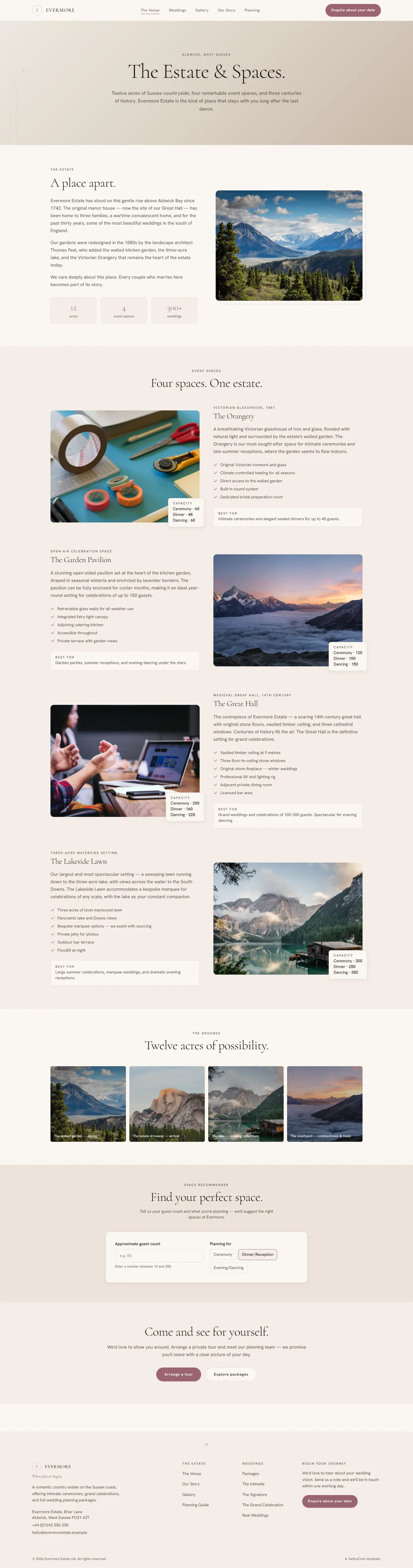 EVERMORE — Wedding Venue & Planner screenshot 2