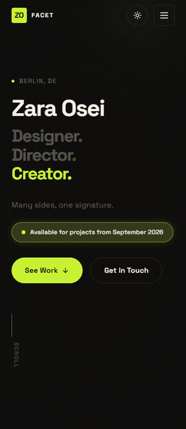 FACET — Creator & Portfolio screenshot 7