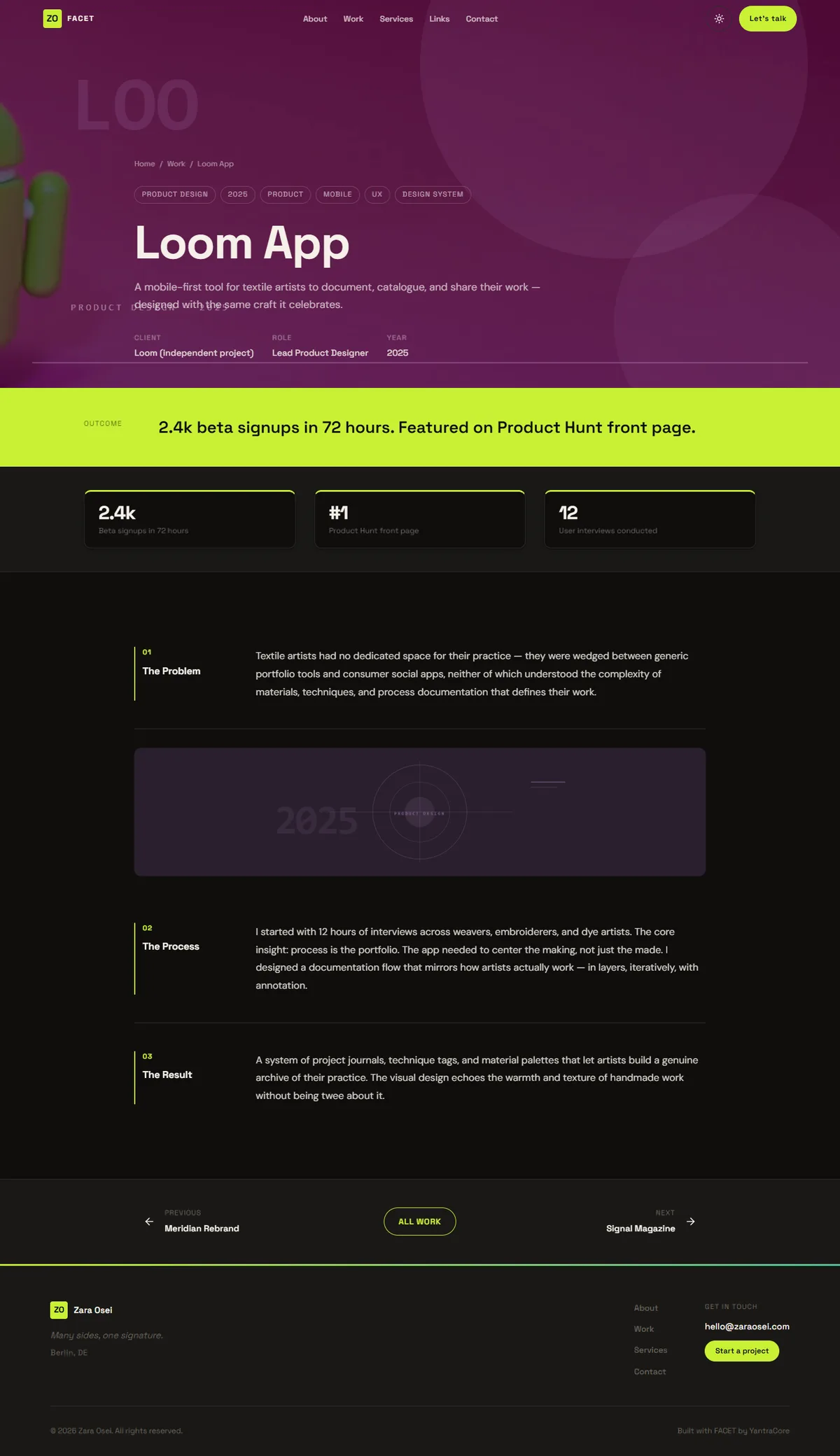 FACET — Creator & Portfolio screenshot 3