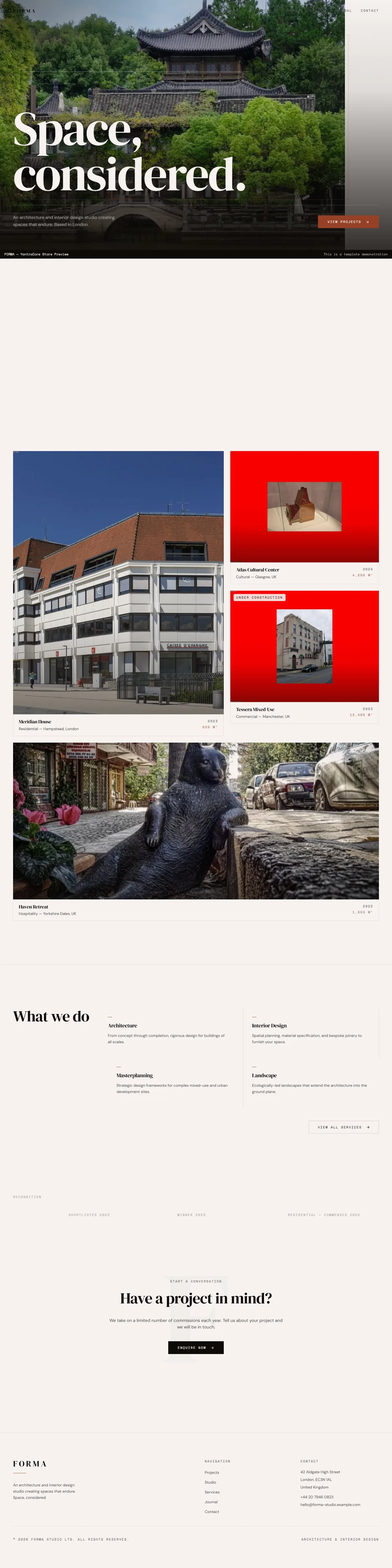 FORMA — Architecture & Interior Studio screenshot 1