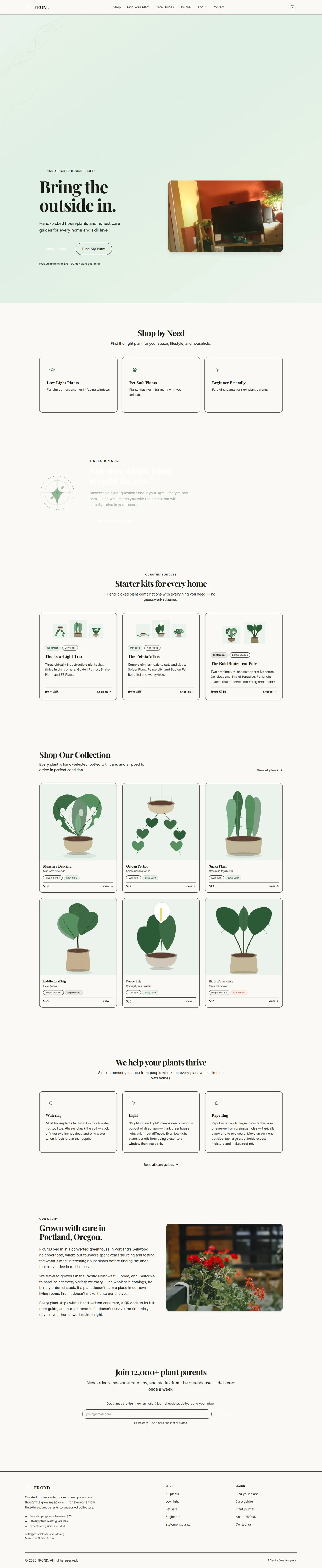 FROND — Houseplants & Nursery screenshot 1