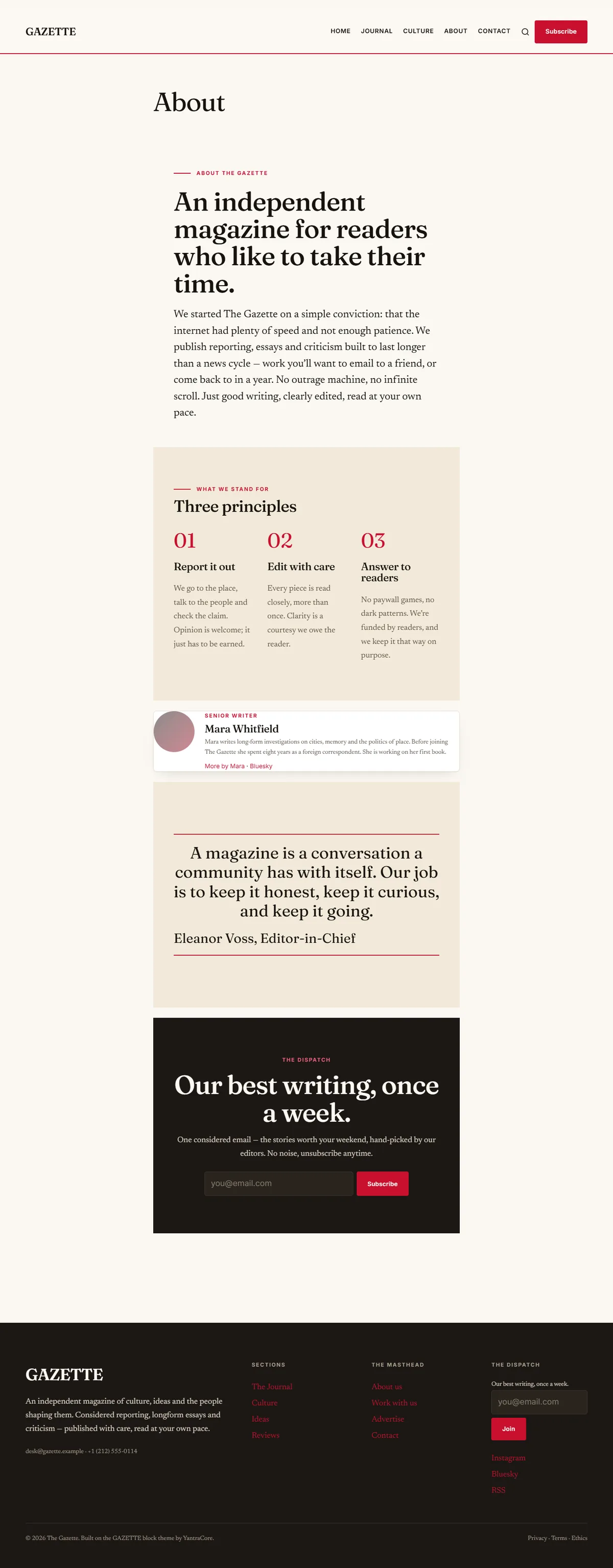 GAZETTE — WordPress Magazine Theme screenshot 4
