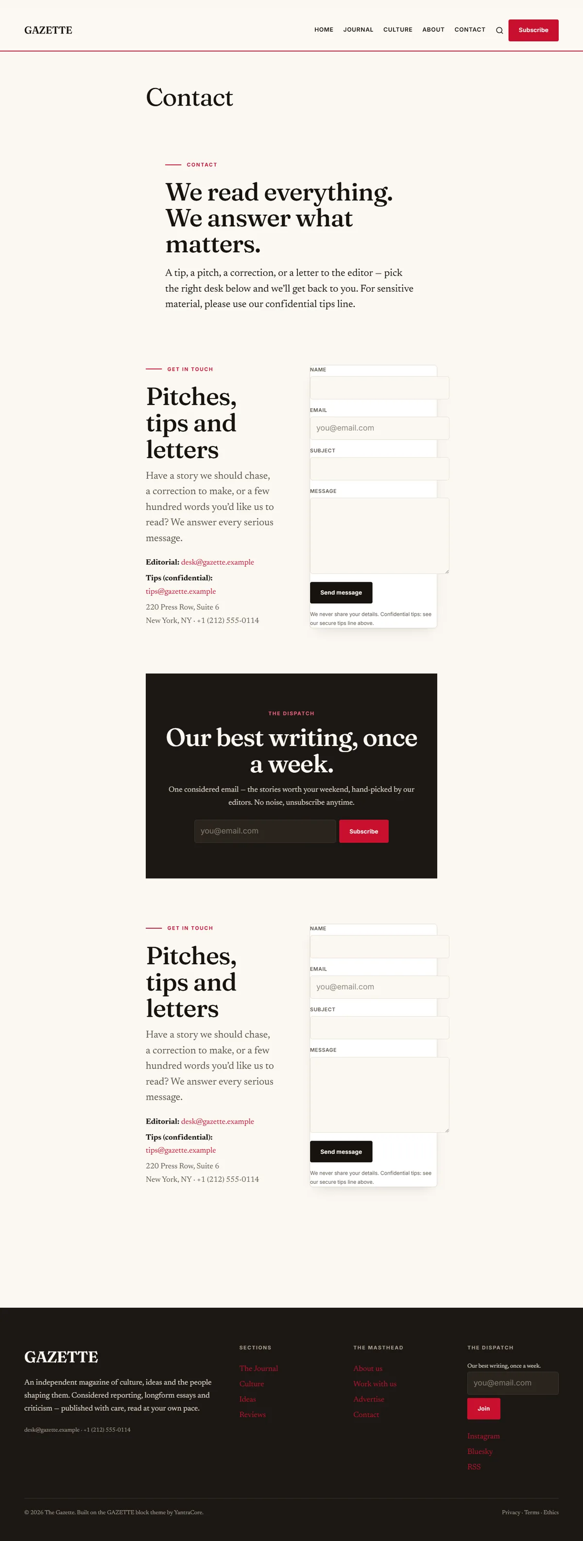 GAZETTE — WordPress Magazine Theme screenshot 6