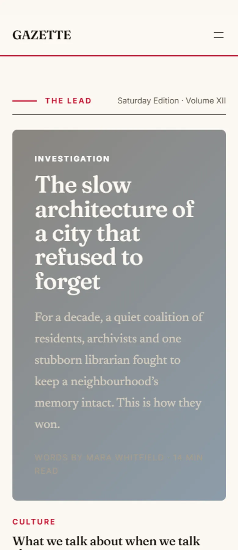 GAZETTE — WordPress Magazine Theme screenshot 7
