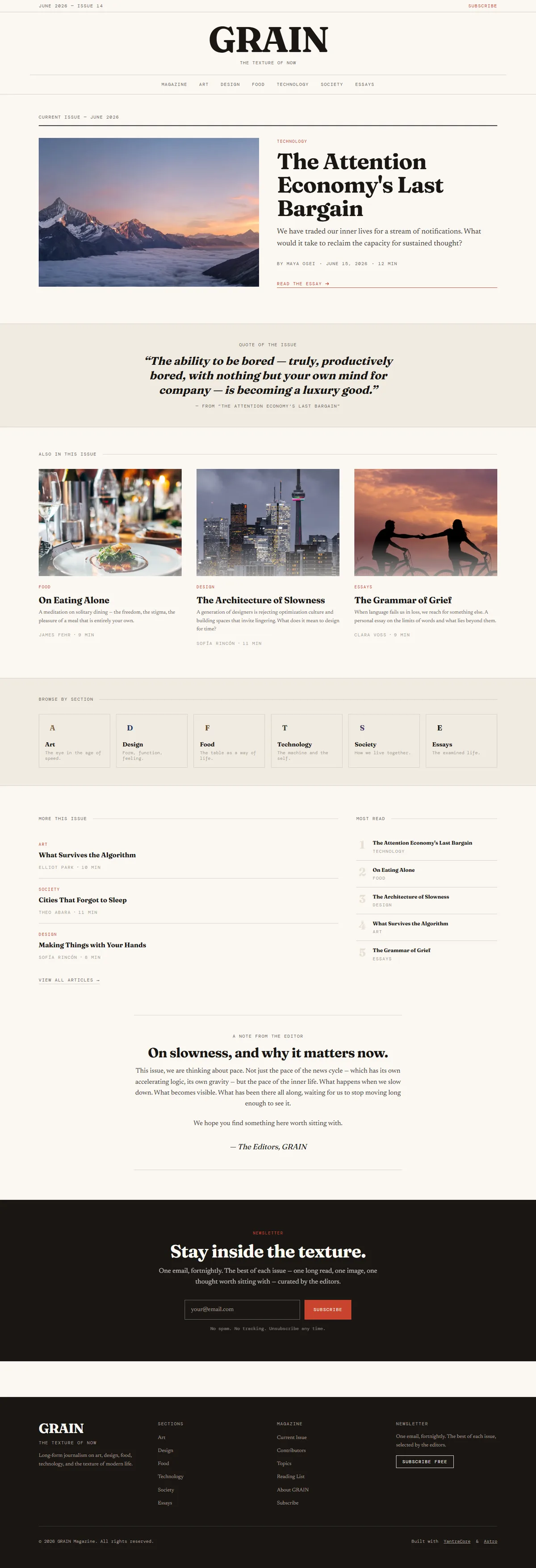 GRAIN — Digital Culture Magazine screenshot 1