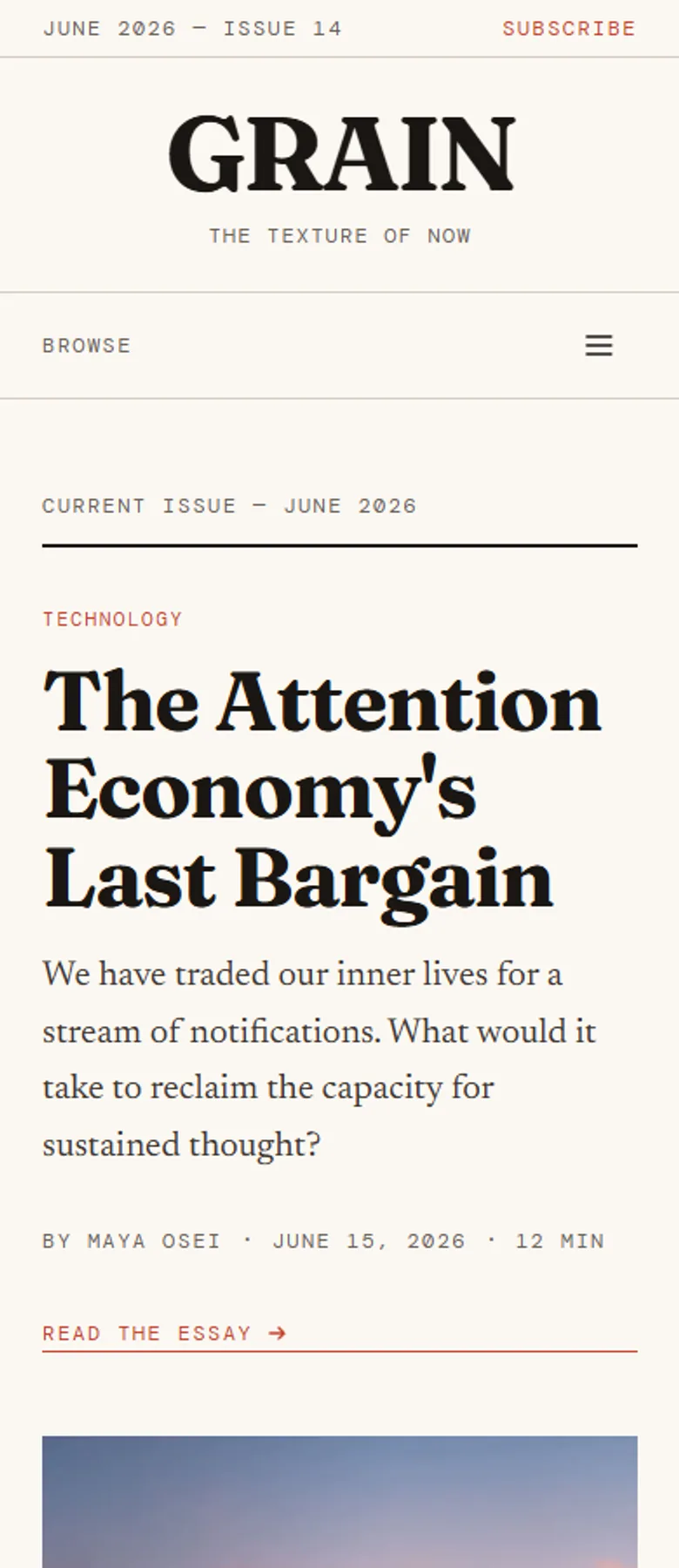 GRAIN — Digital Culture Magazine screenshot 7