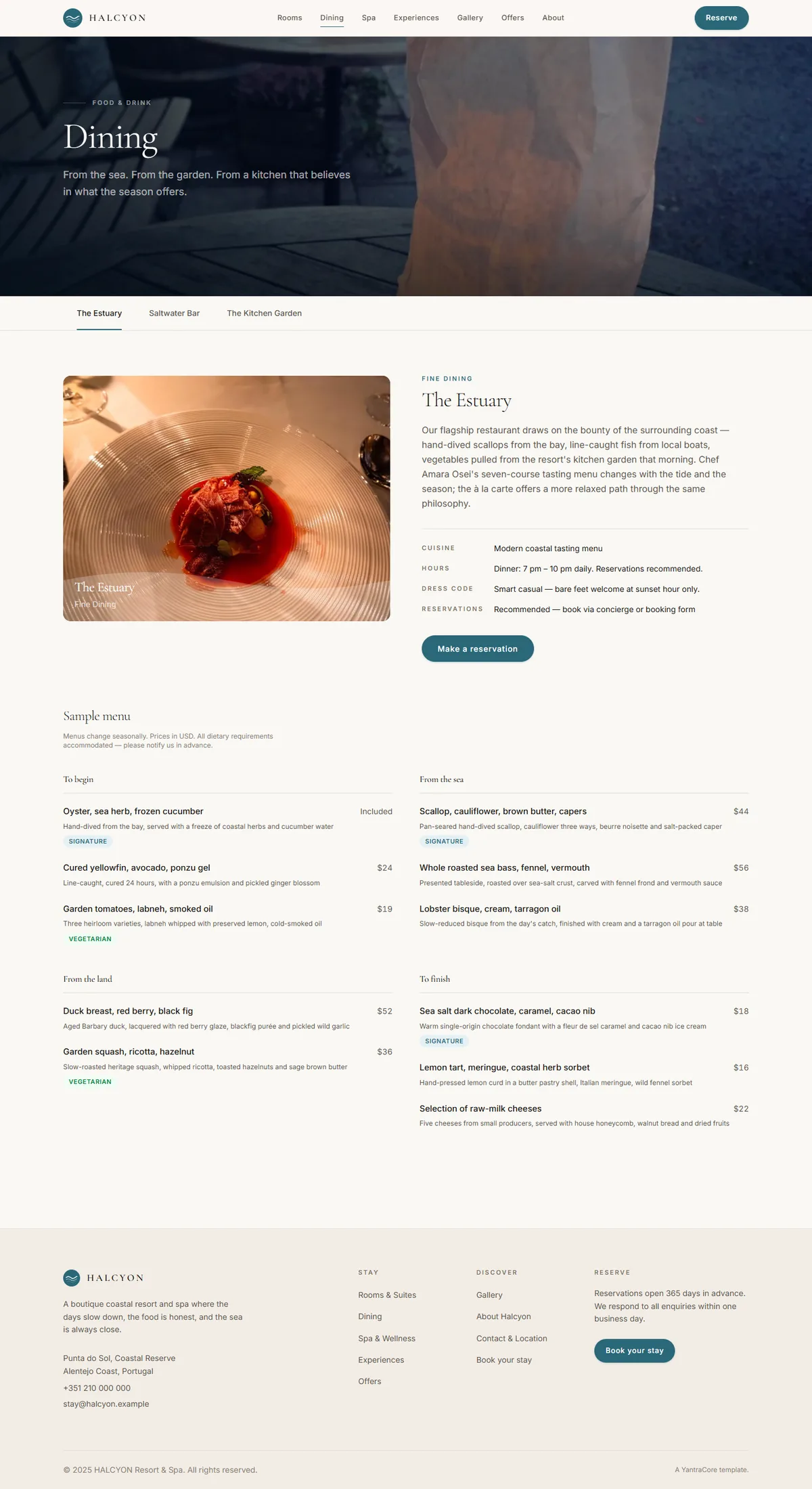 HALCYON — Boutique Resort & Spa screenshot 2