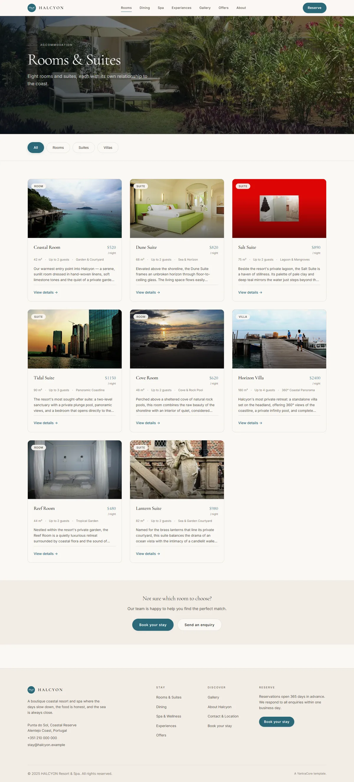 HALCYON — Boutique Resort & Spa screenshot 5