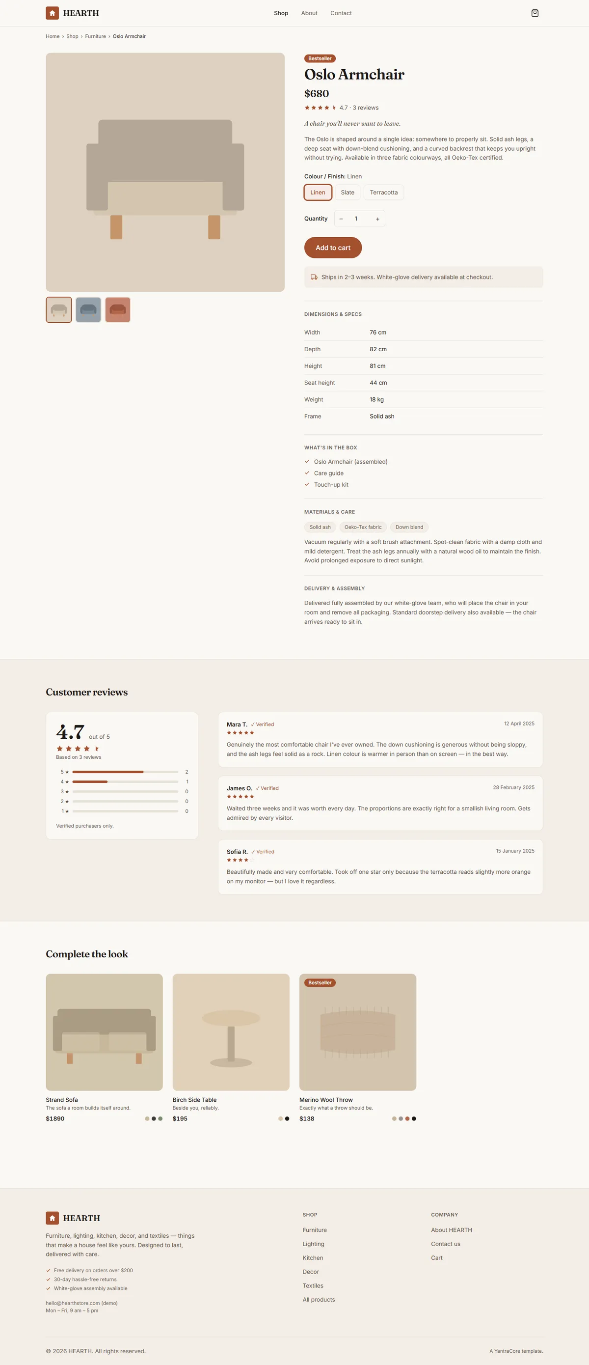HEARTH — Home & Living Store screenshot 4