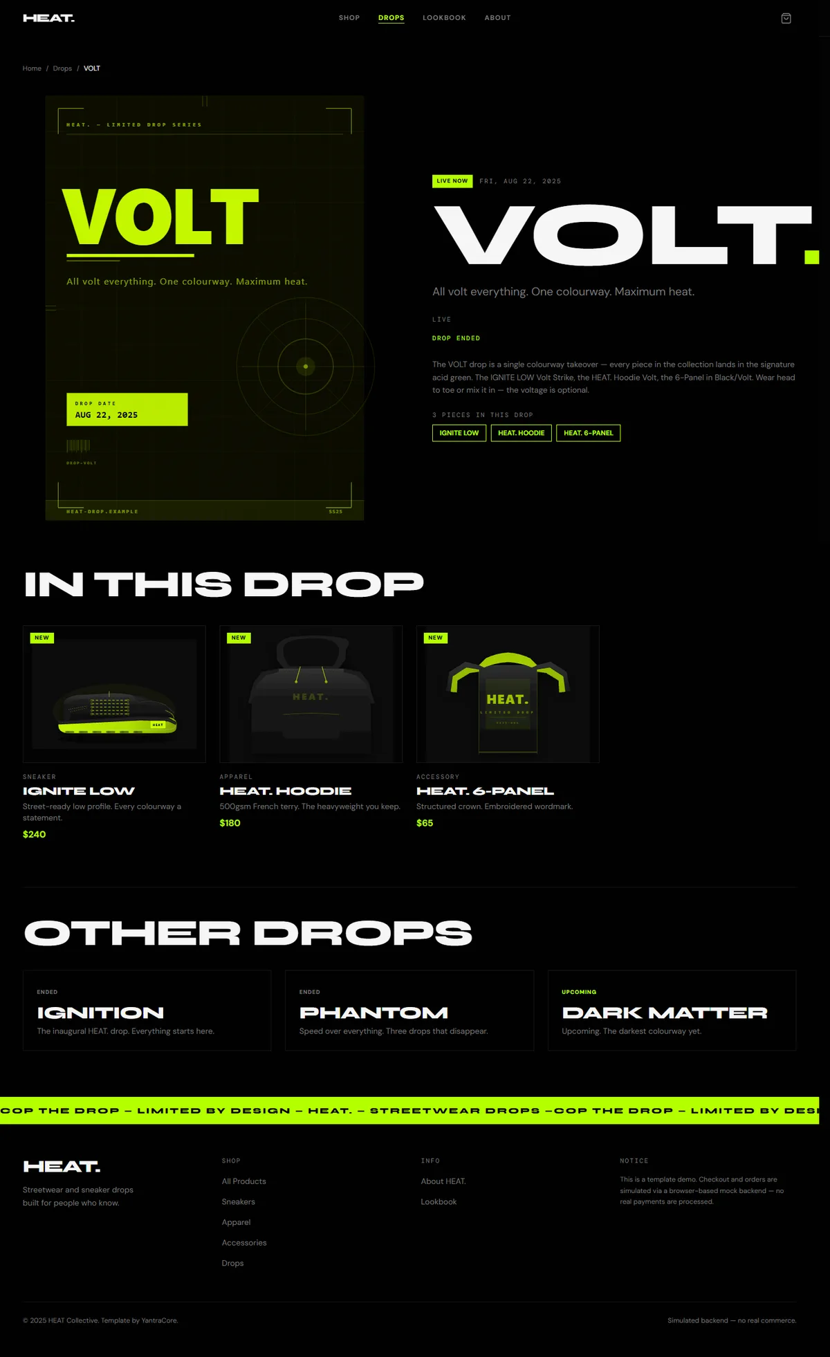 HEAT — Streetwear & Sneaker Drops screenshot 4