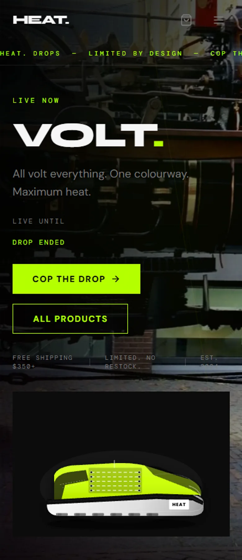HEAT — Streetwear & Sneaker Drops screenshot 7