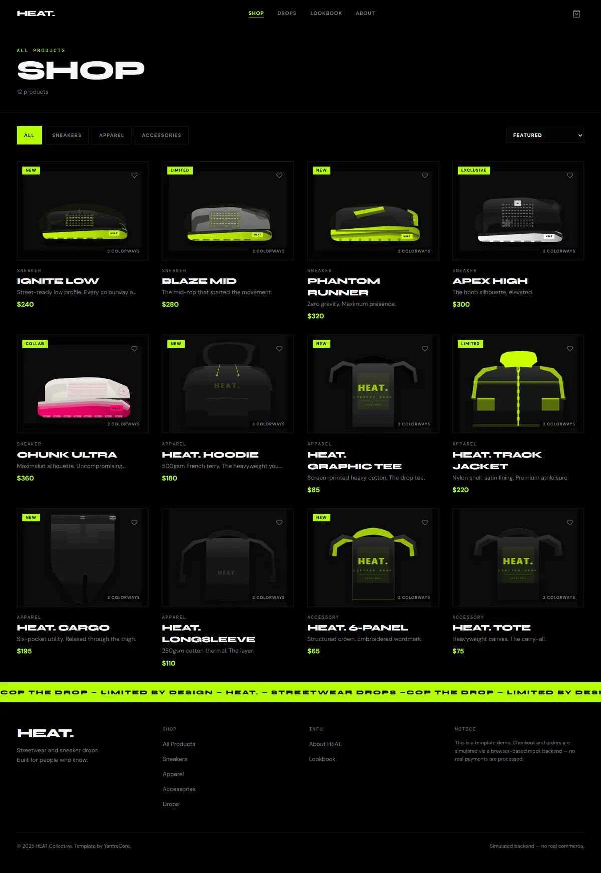 HEAT — Streetwear & Sneaker Drops screenshot 6