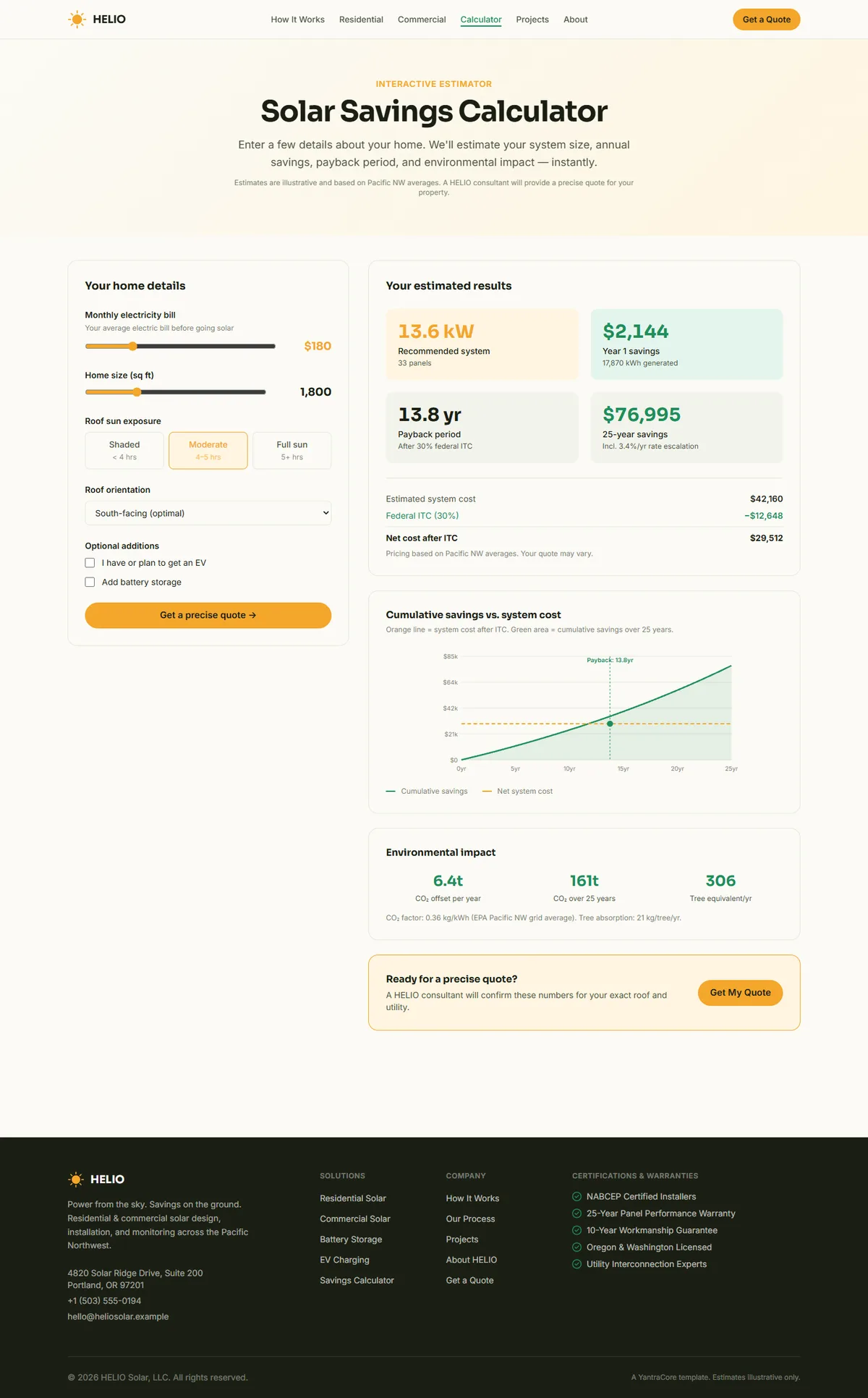 HELIO — Solar Energy Company screenshot 2