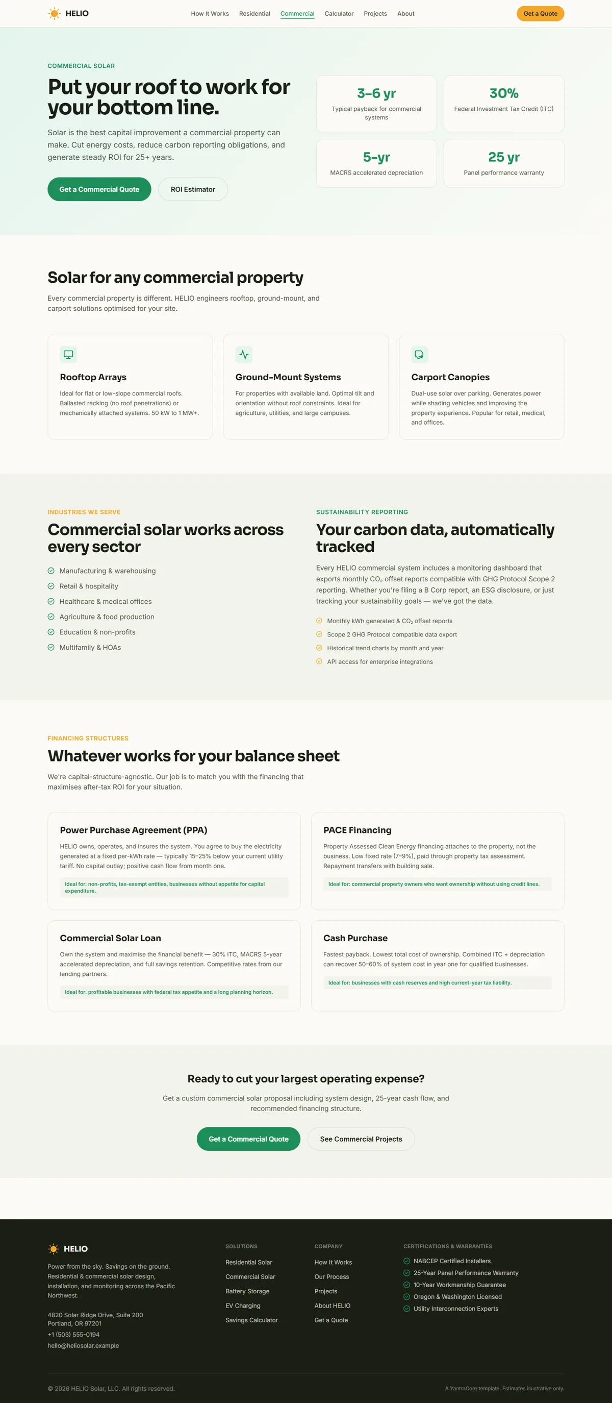 HELIO — Solar Energy Company screenshot 4