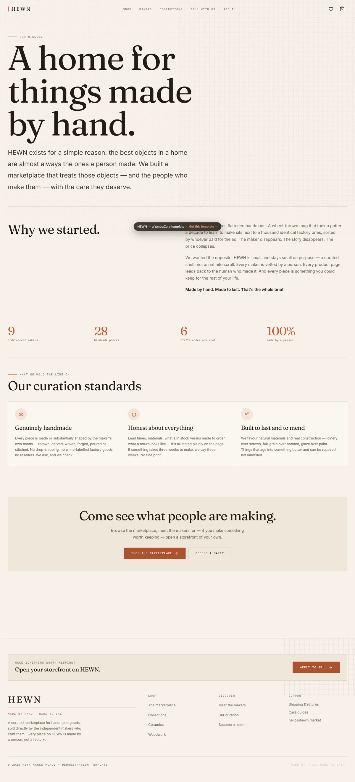 HEWN — Handmade Marketplace screenshot 6