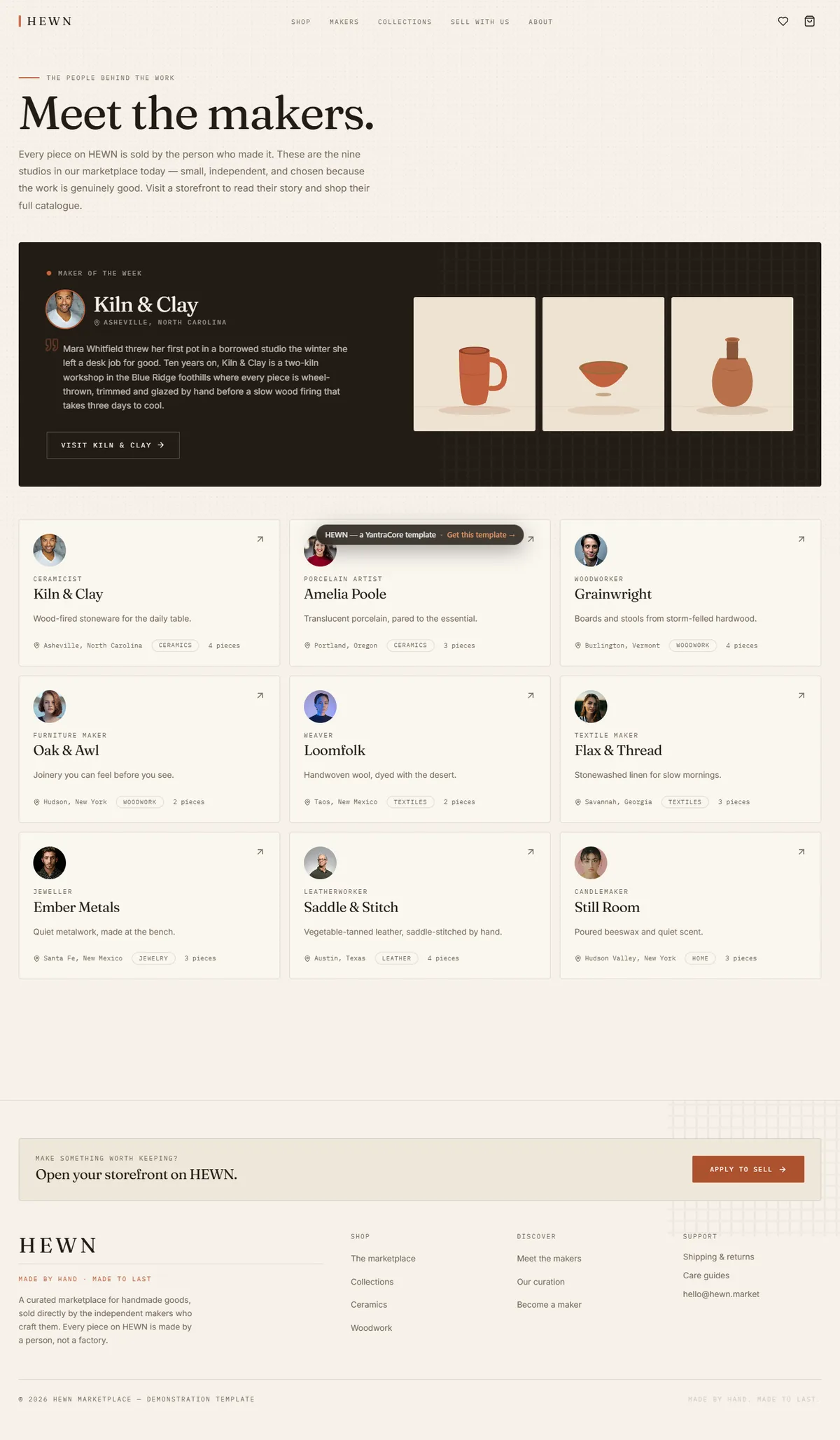 HEWN — Handmade Marketplace screenshot 3