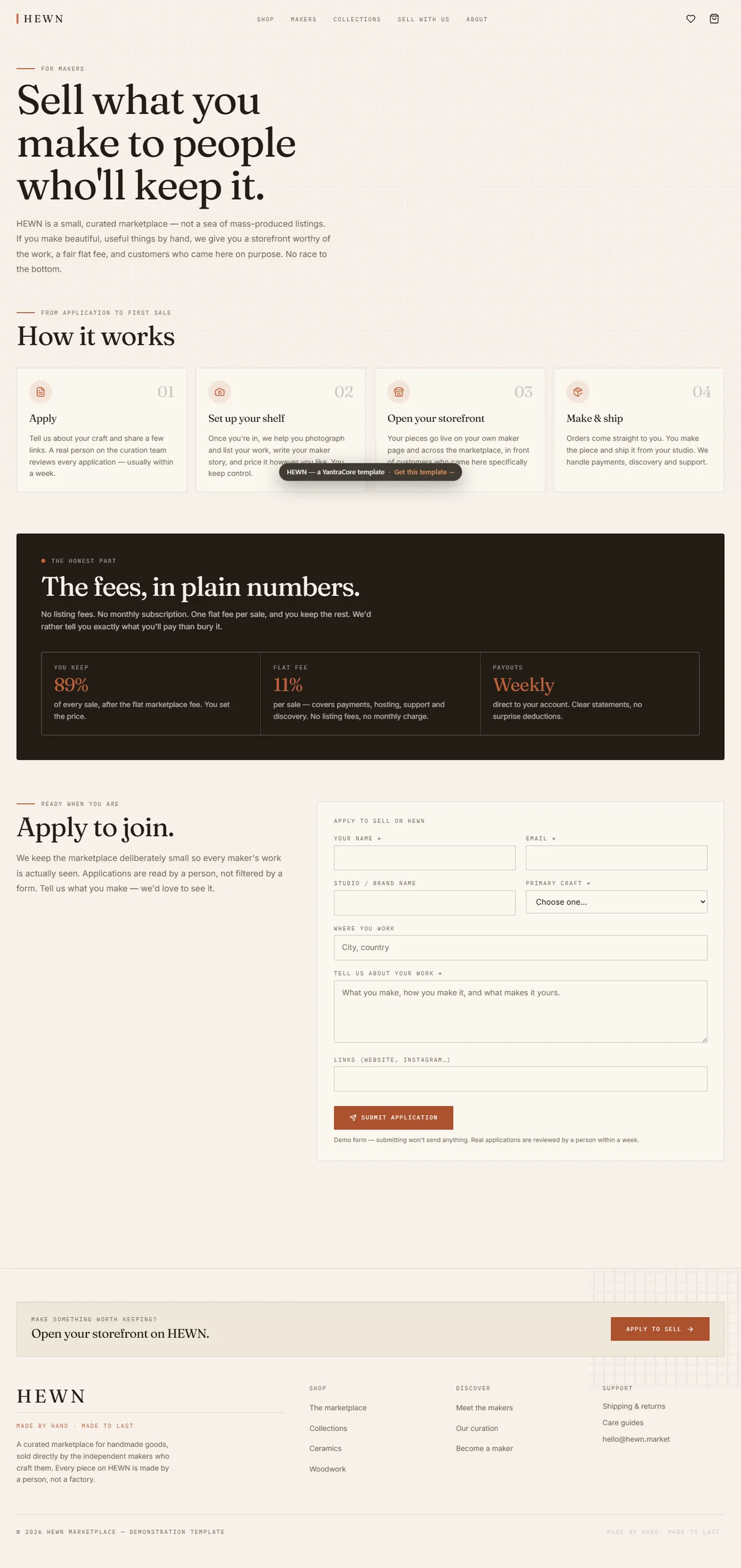 HEWN — Handmade Marketplace screenshot 5