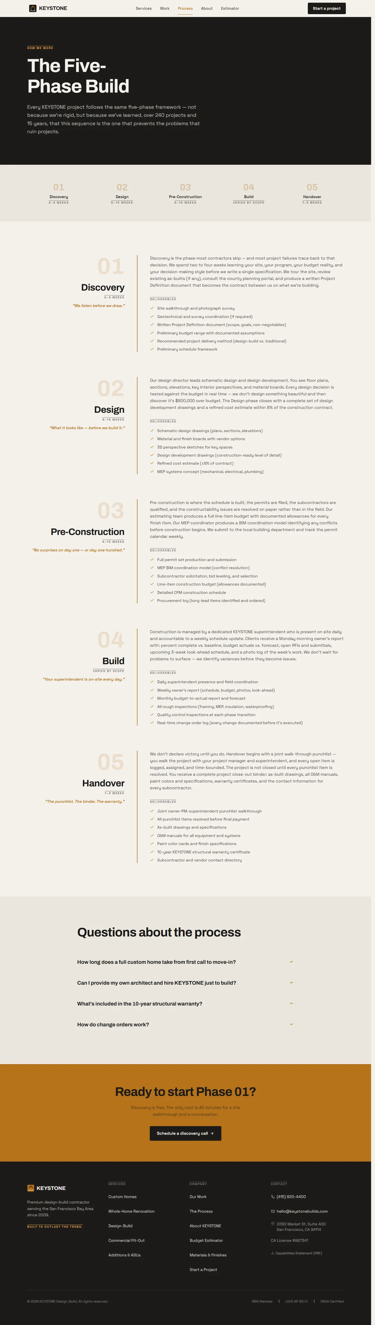 KEYSTONE — Design-Build Contractor screenshot 4