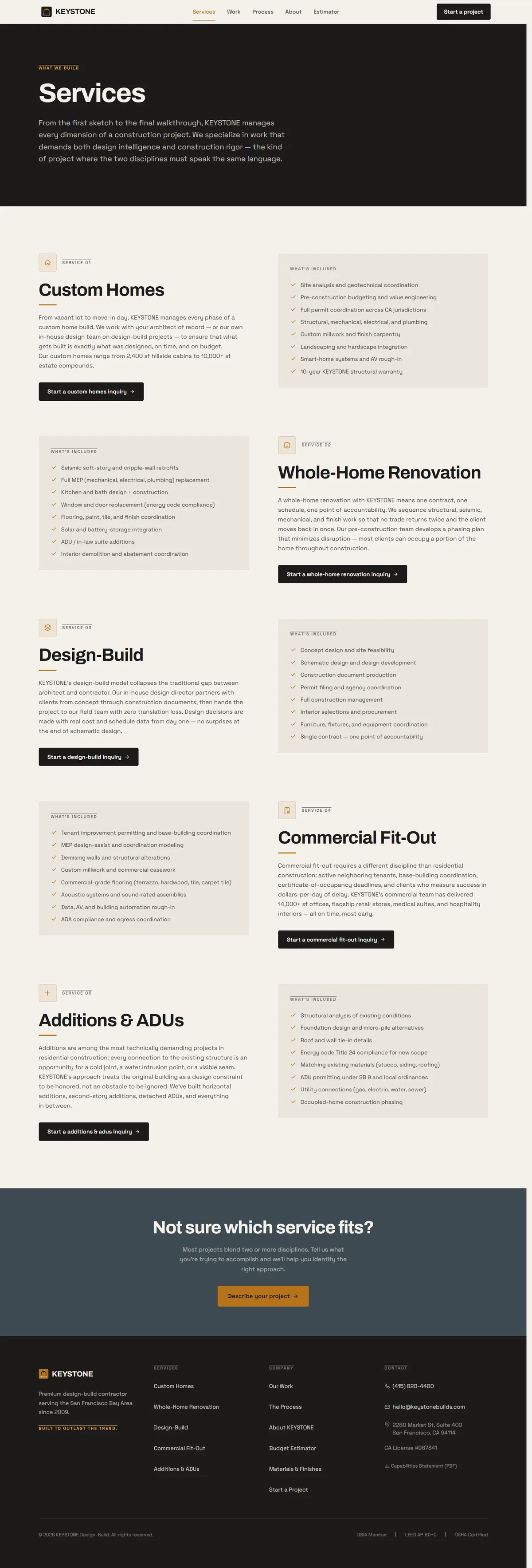 KEYSTONE — Design-Build Contractor screenshot 3