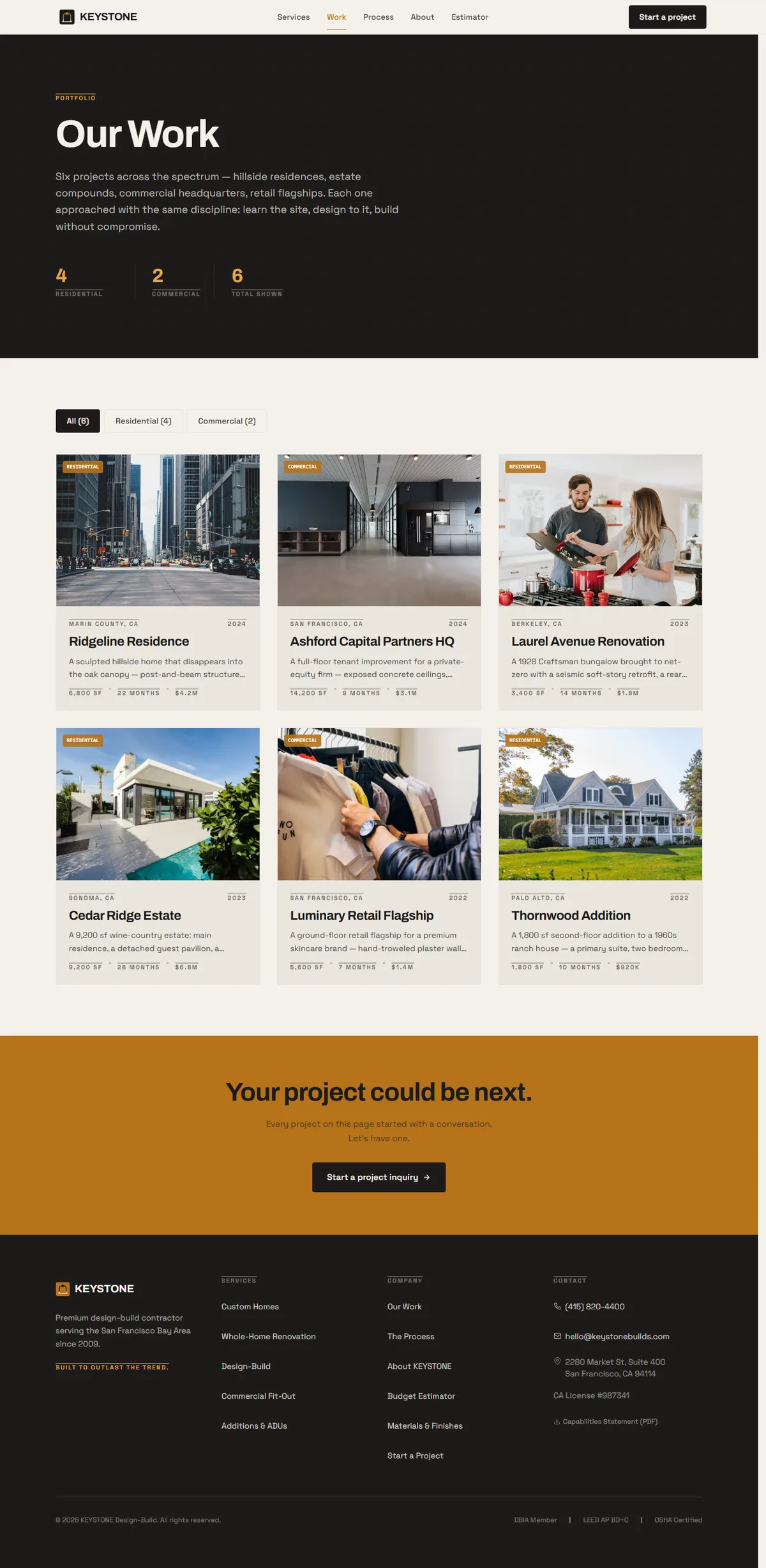 KEYSTONE — Design-Build Contractor screenshot 2