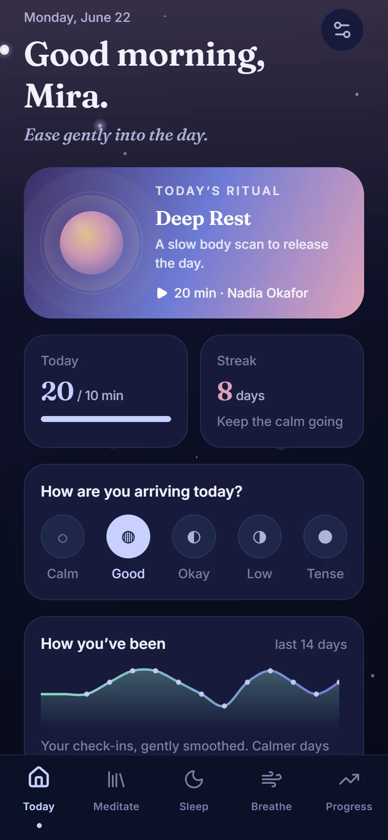 LULL — Meditation & Sleep App screenshot 2