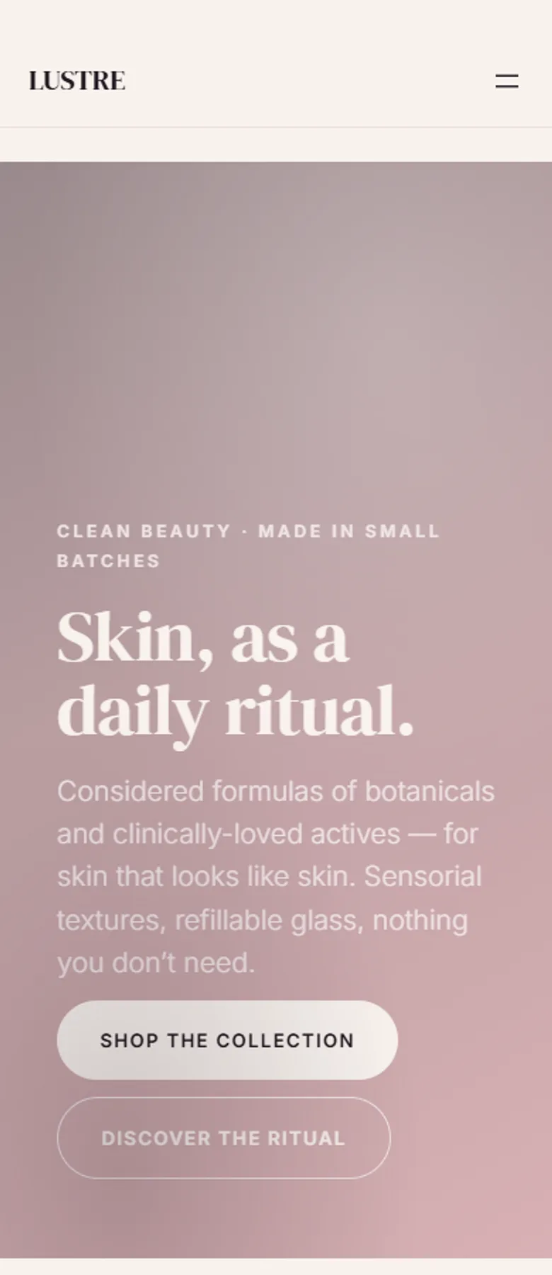 LUSTRE — WooCommerce Beauty Theme screenshot 7