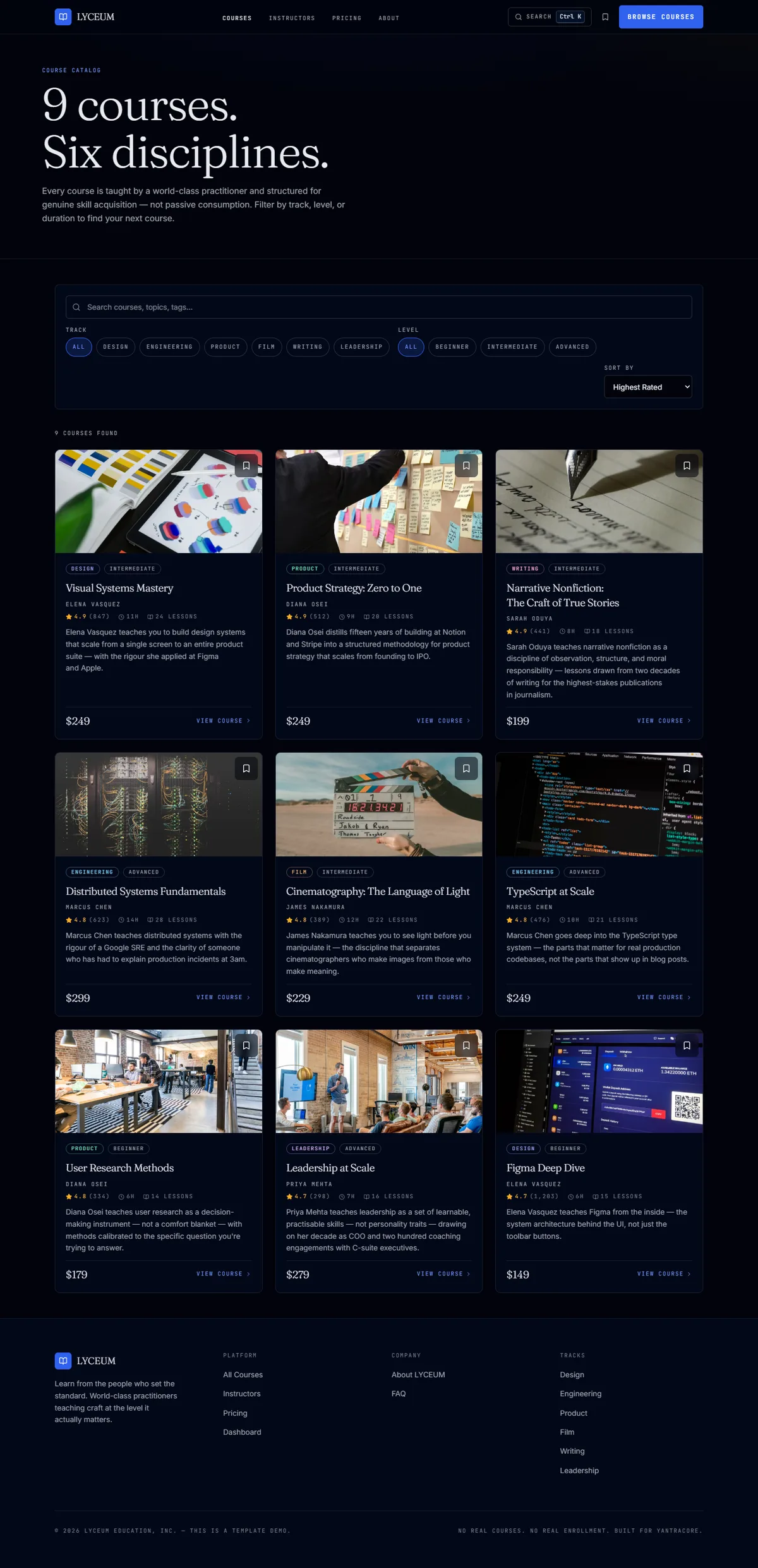 LYCEUM — Online Learning Platform screenshot 2