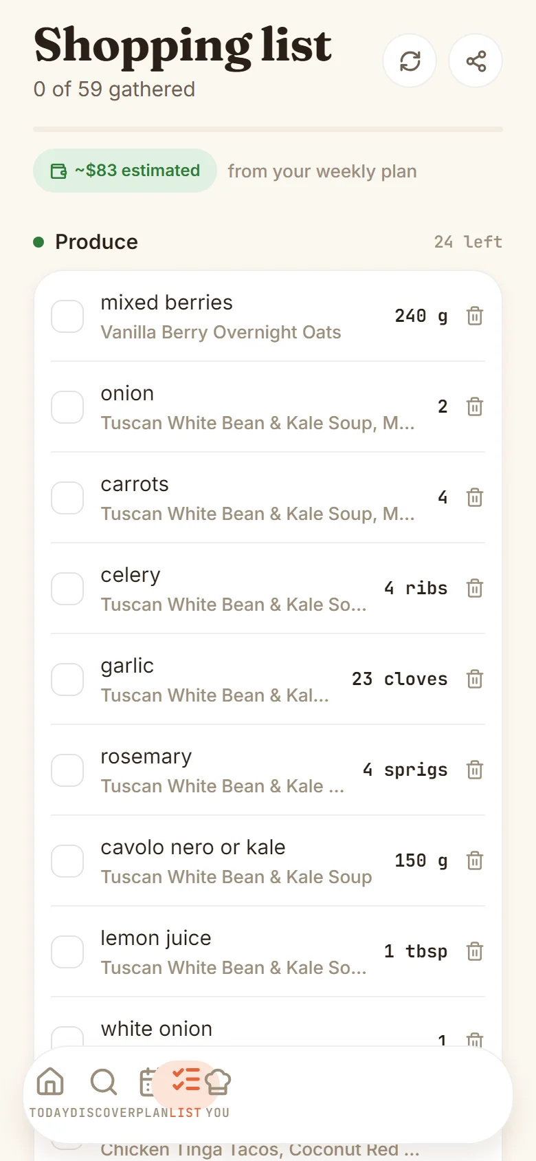 MISE — Recipe & Meal Planner screenshot 5