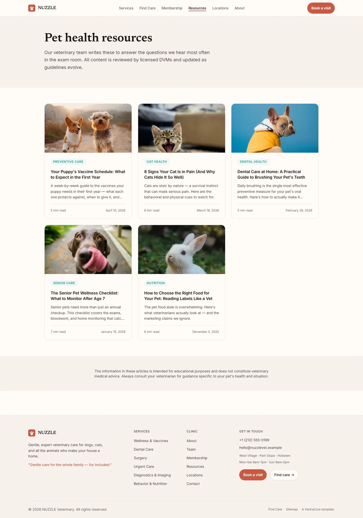 NUZZLE — Veterinary Clinic & Pet Care screenshot 5