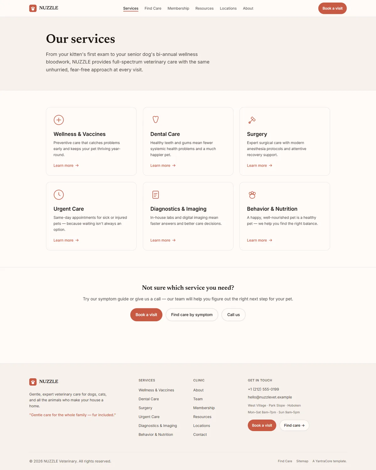 NUZZLE — Veterinary Clinic & Pet Care screenshot 2