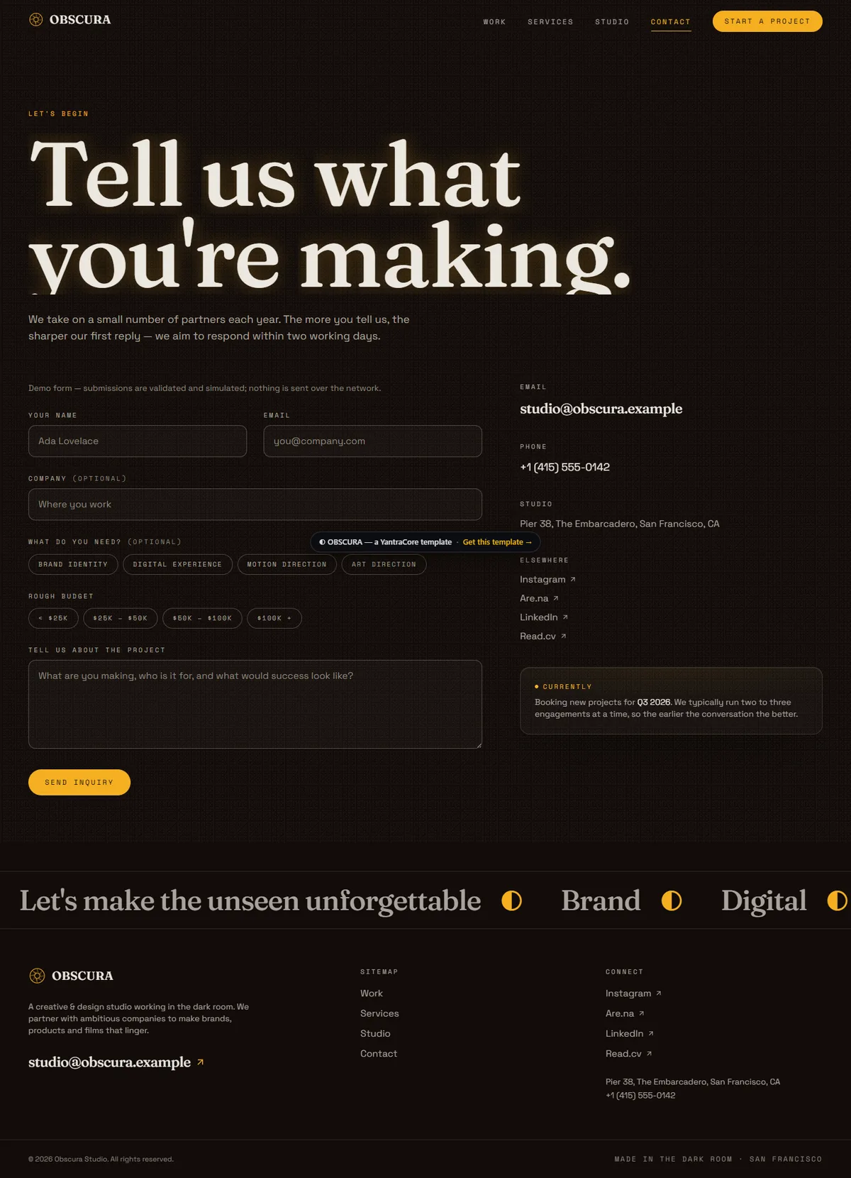 OBSCURA — Creative Studio screenshot 2