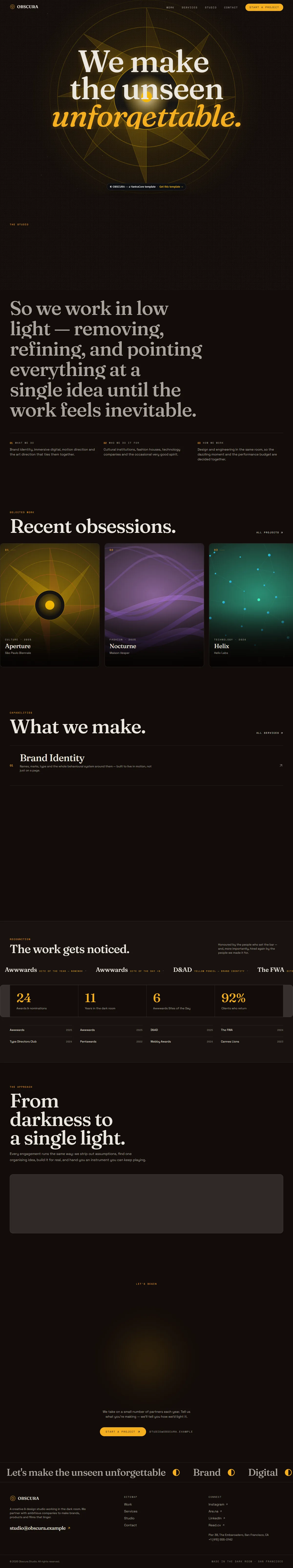 OBSCURA — Creative Studio screenshot 1