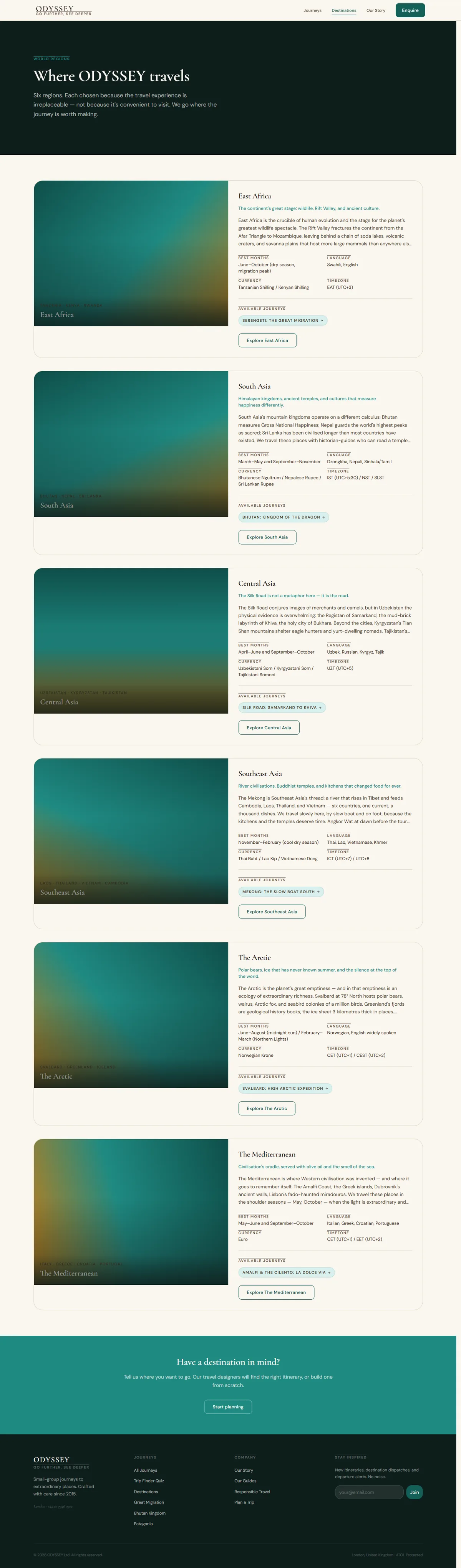 ODYSSEY — Tour Operator & Itineraries screenshot 4