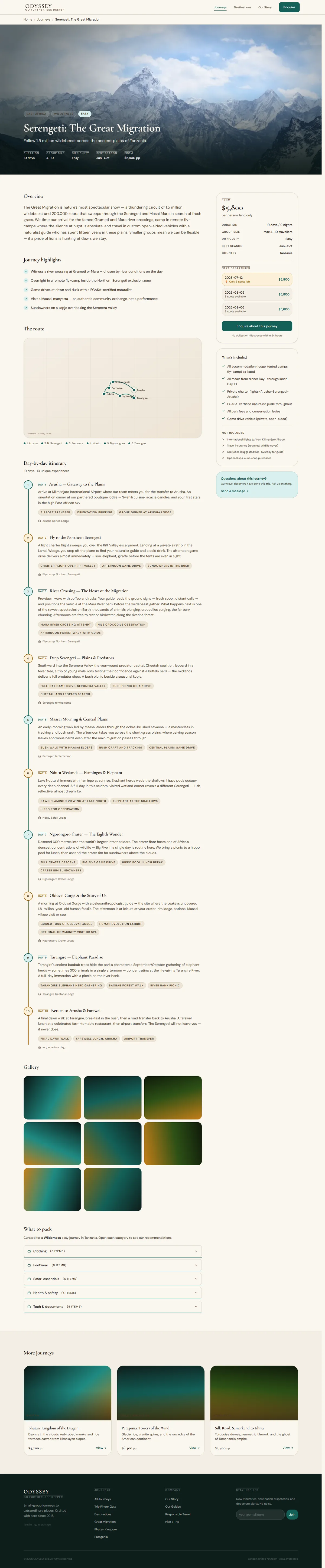 ODYSSEY — Tour Operator & Itineraries screenshot 2
