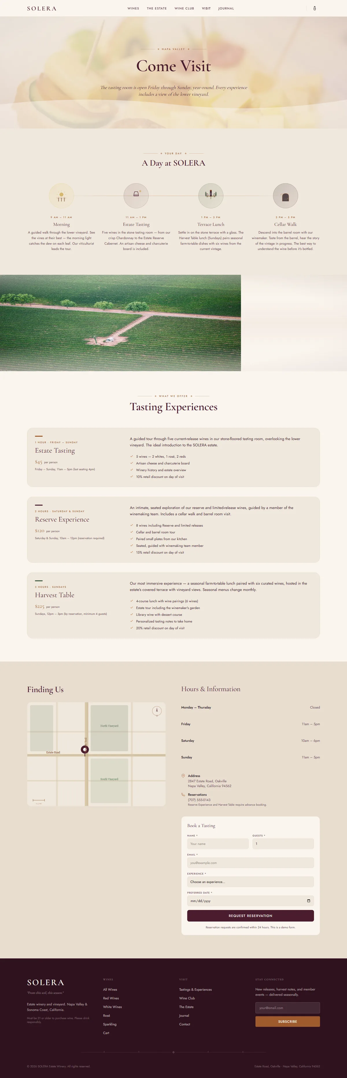 SOLERA — Winery & Vineyard screenshot 4
