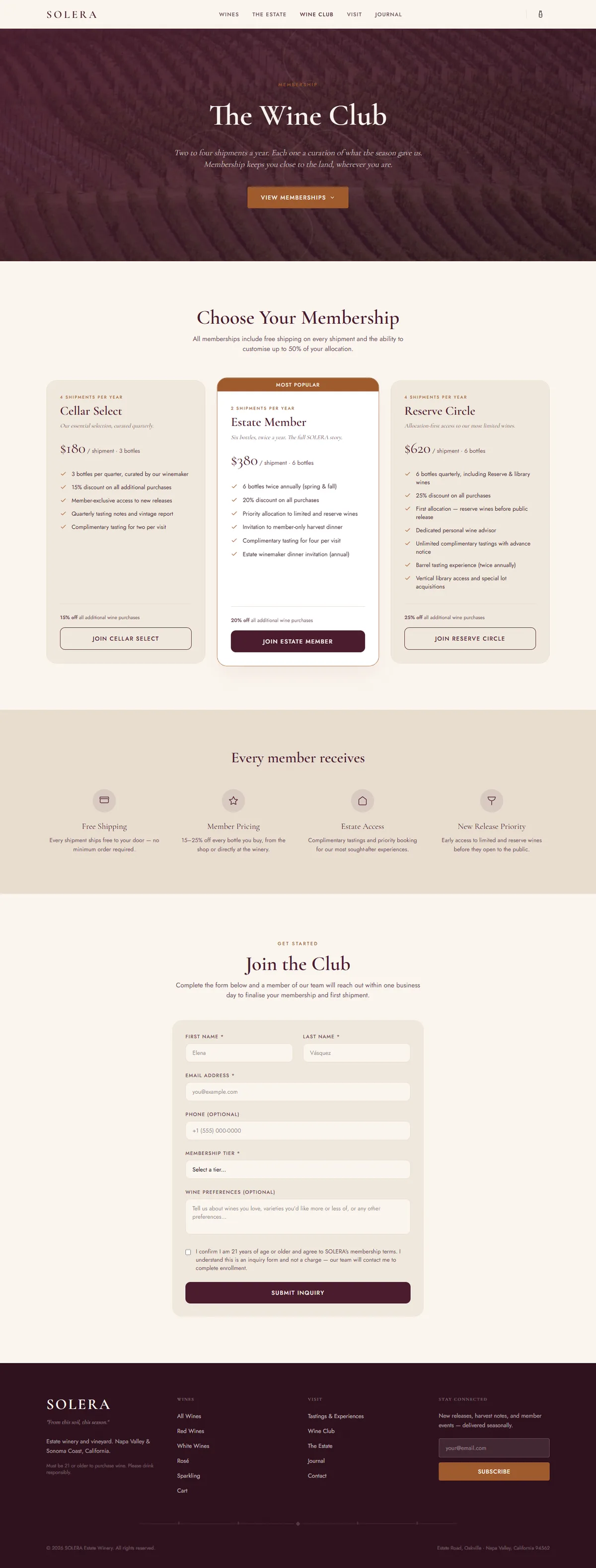SOLERA — Winery & Vineyard screenshot 5